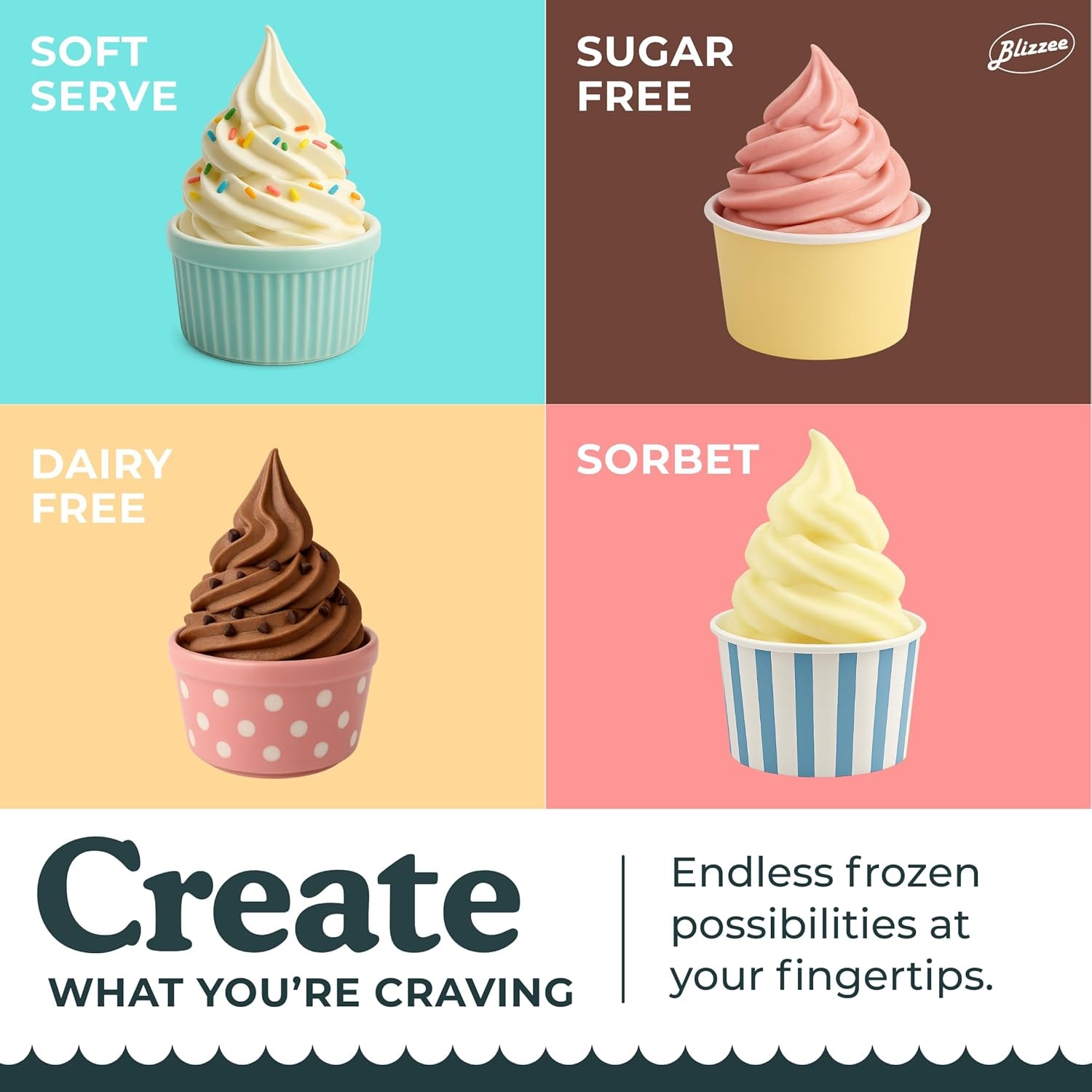 Soft Serve Ice Cream Machine 1.25Qt – 1.25 quarts – White – Ice Cream Machines