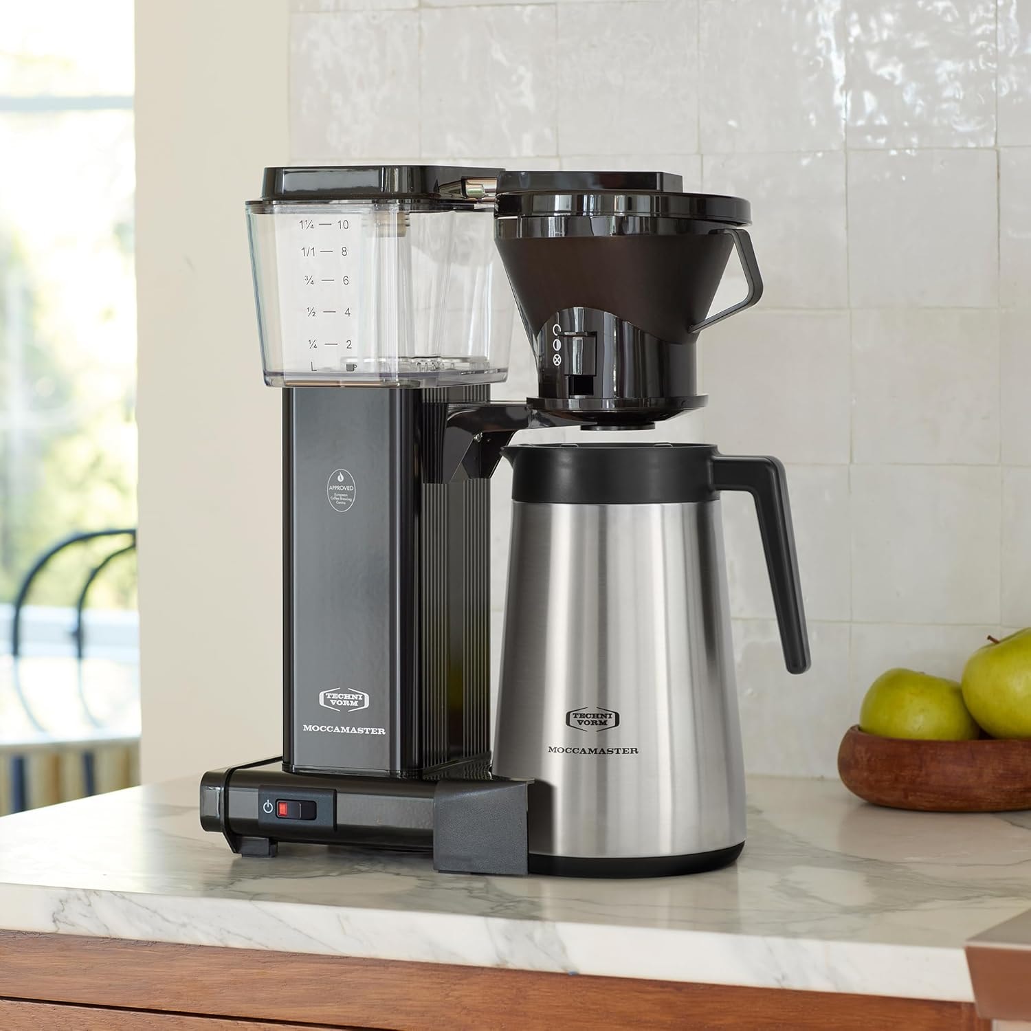 Technivorm Moccamaster KBT Coffee Brewer (40 oz) Stone Grey – Black – Coffee Machines