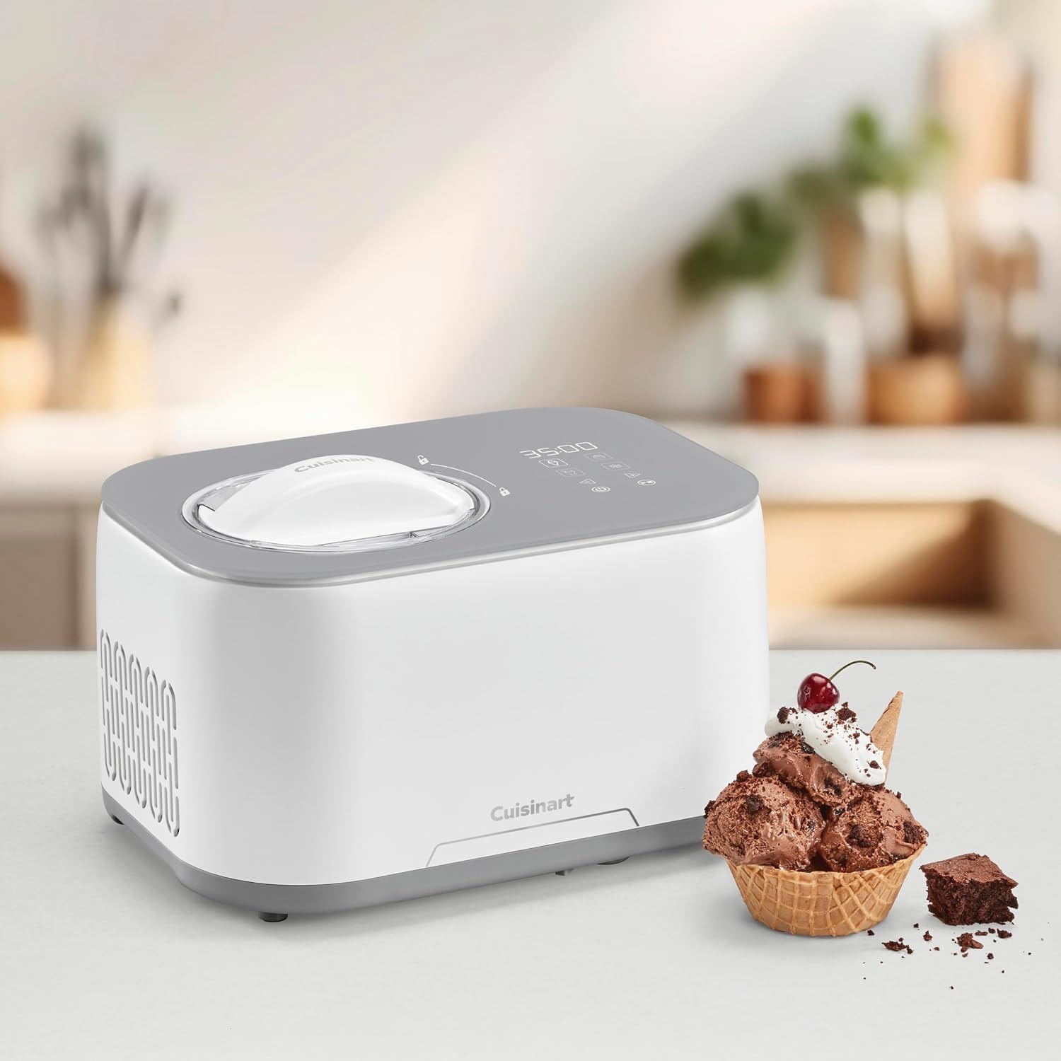 Cuisinart Freeze Ease Pro Ice Cream Maker – 1 quarts – White/Gray – Ice Cream Machines