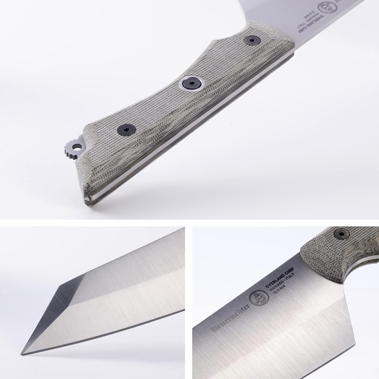 Messermeister Overland Chef 8" Camp Knife – Multicolor – Chef's Knives