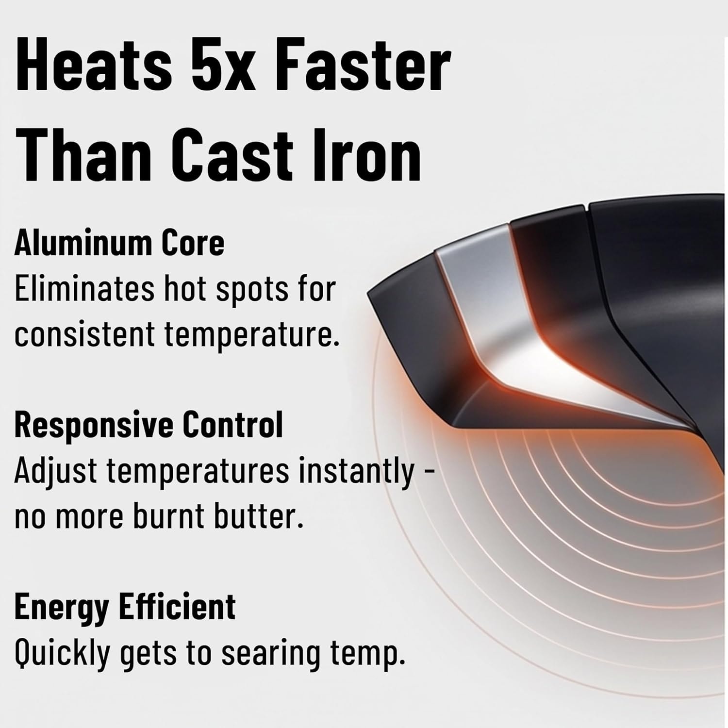 Misen Carbon NonstickTM Skillet Nitrided Carbon Steel Professional Alt – 1.25 quarts – Skillets
