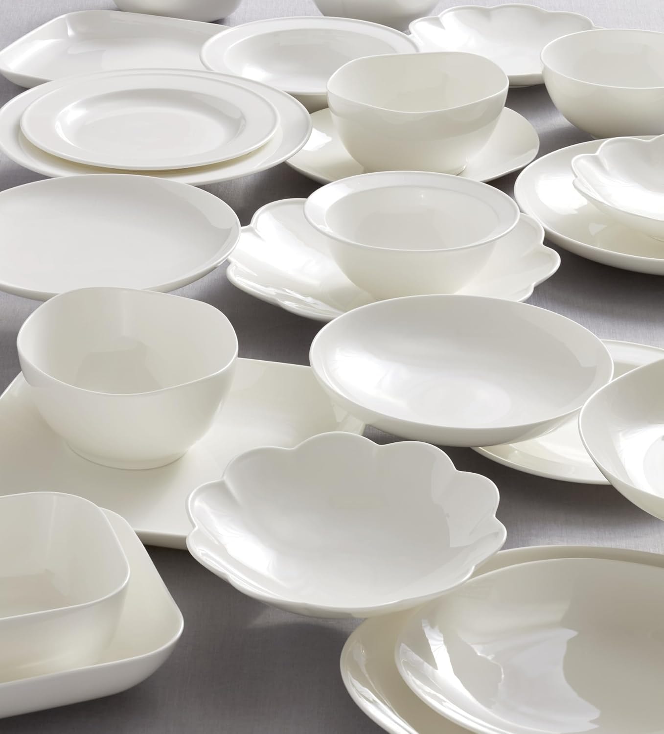 Wilkie Coupe Fine Bone Dinner Set – Dinnerware Sets