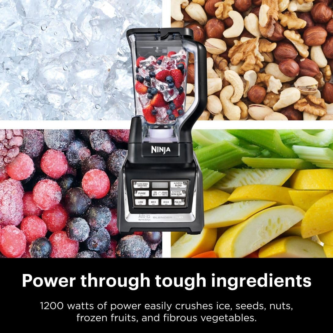 Ninja Nutri Ninja Personal & Countertop Blender BL642 – 2.1 liters – Black – Countertop Blenders
