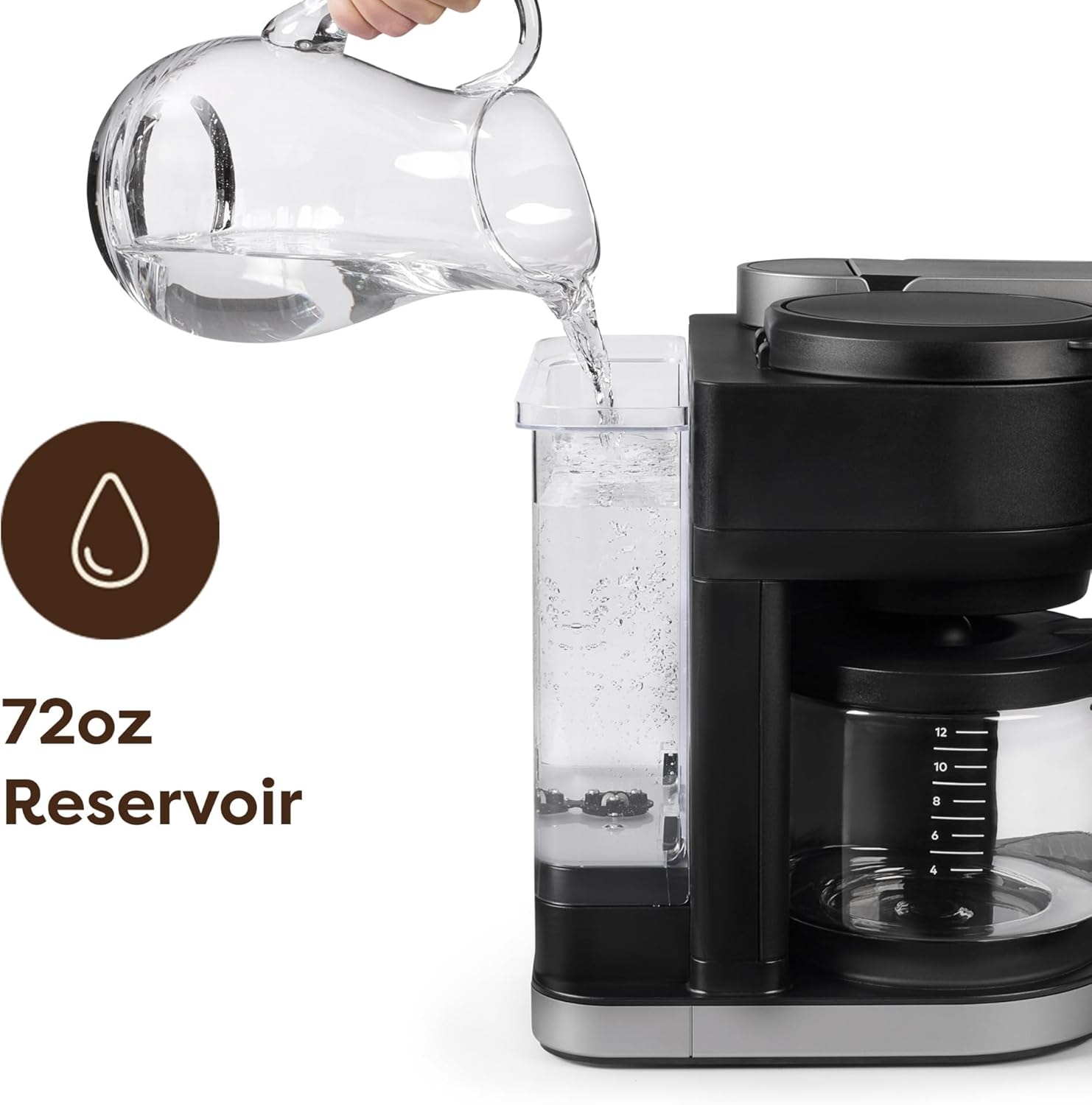 K-Duo Hot & Iced Single Serve & Carafe Coffee Maker Gen 2 – Black – Single-Serve Brewers