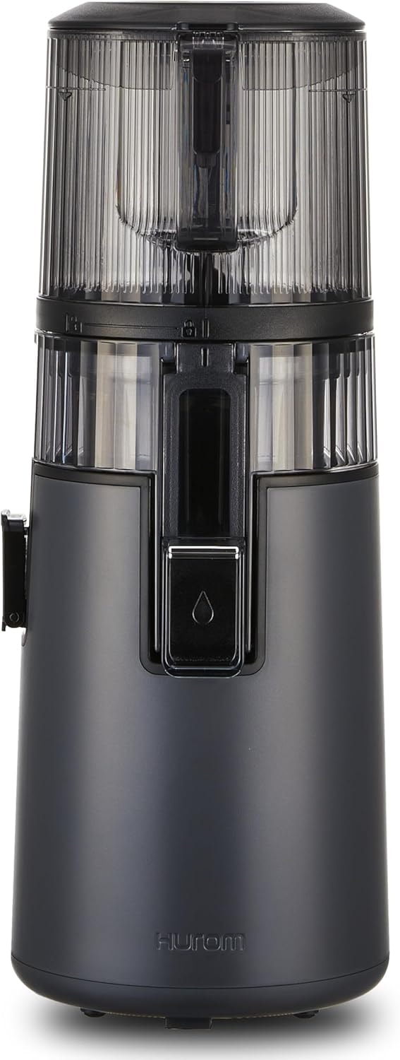 Hurom H70 Cold Press Juicer Machine, Easy To Clean Masticating Slow – Black – Single Auger Masticating Juicers
