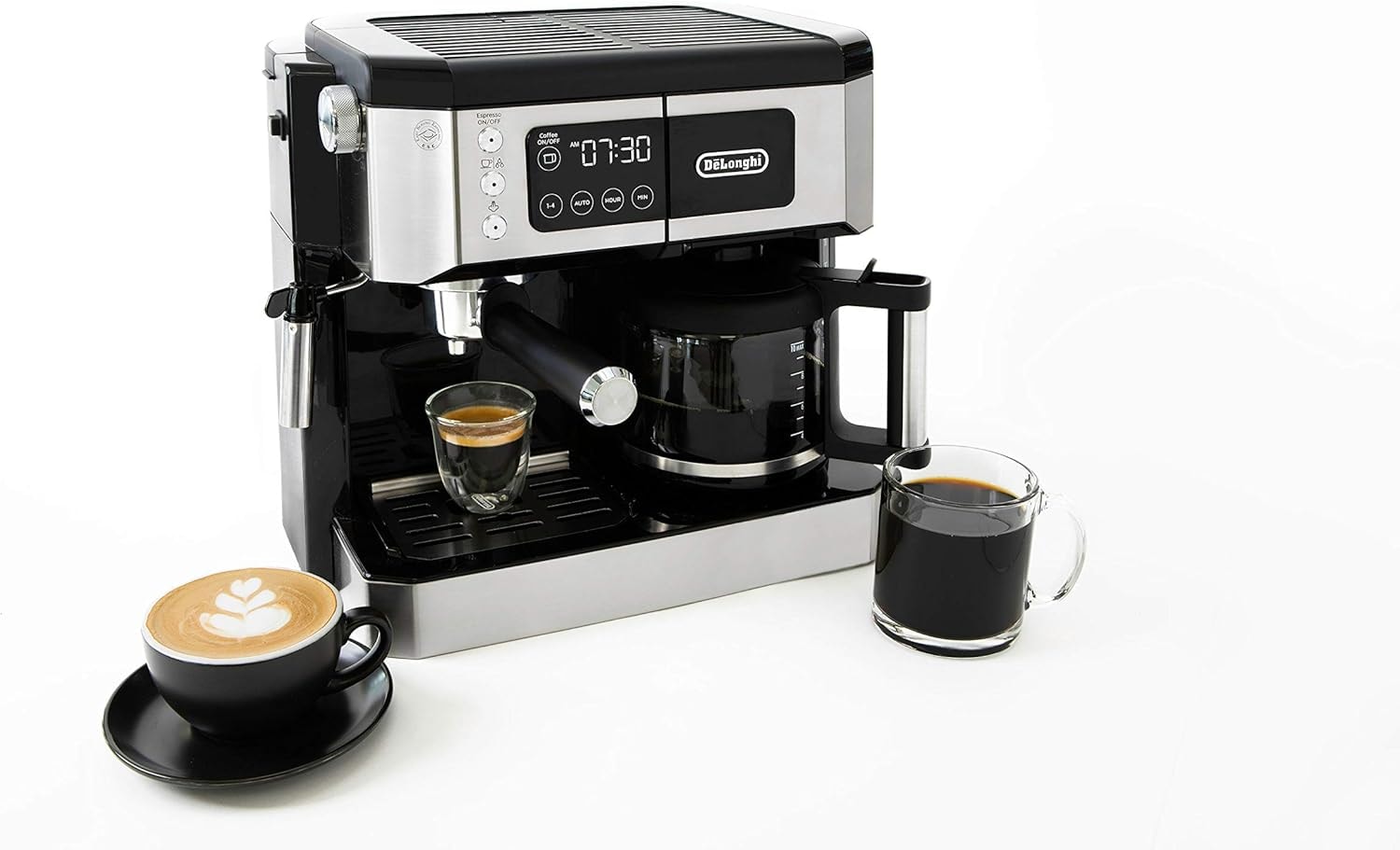 De'Longhi COM532M All-in-One Combination Coffee Maker & Espresso Machi – Black – Espresso Machine & Coffeemaker Combos