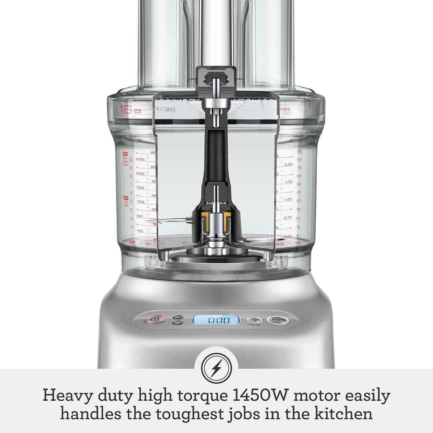 Breville Sous Chef 16 Food Processor – Brushed Stainless Steel – Food Processors