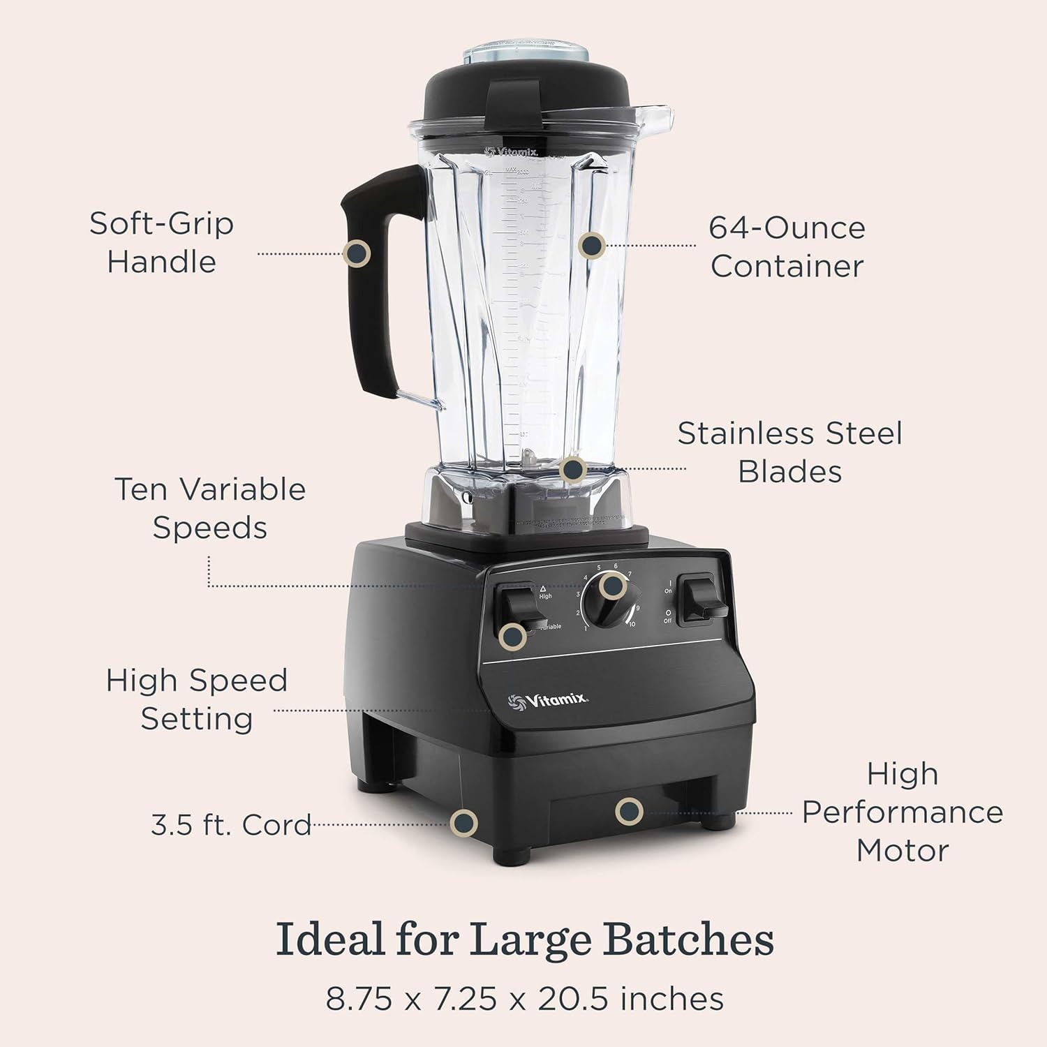 Vitamix 5200 Blender – Black – Small Appliances