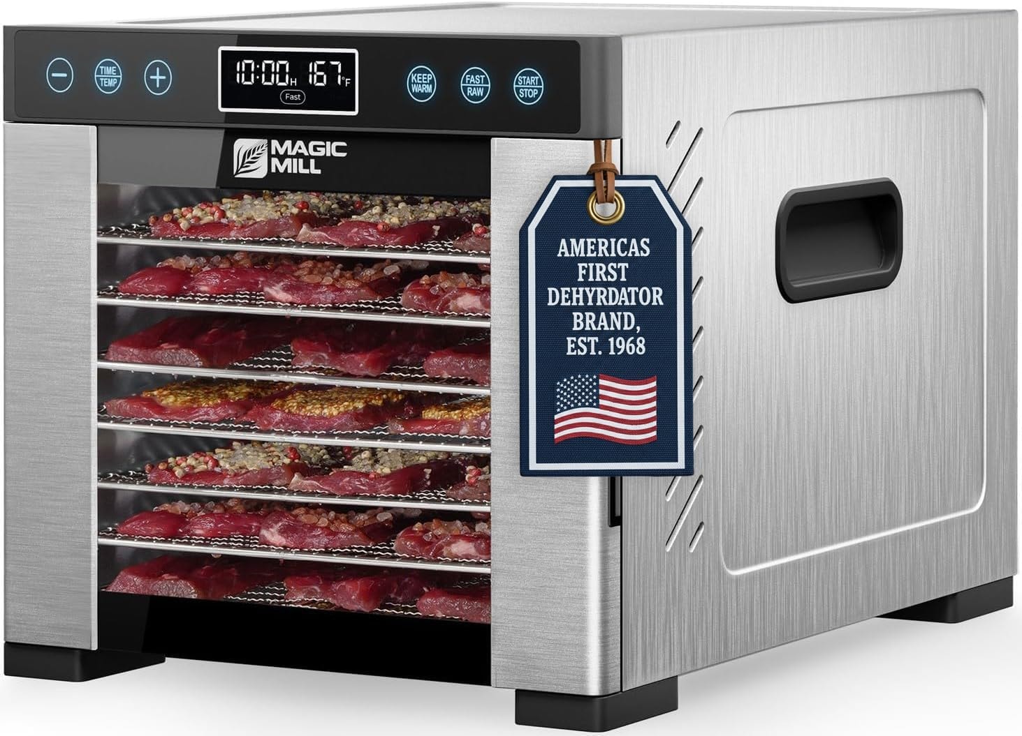 Magic Mill Pro Food Dehydrator Machine – Stainless Steel – Dehydrators