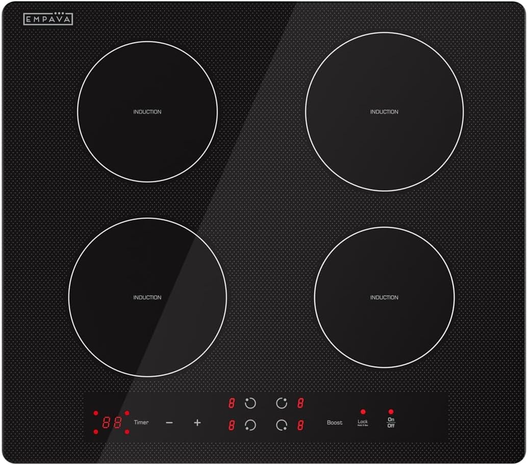 Empava 24 in. Electric Stove Induction Cooktop – 24 Inch – Black – Cooktop & Ranges
