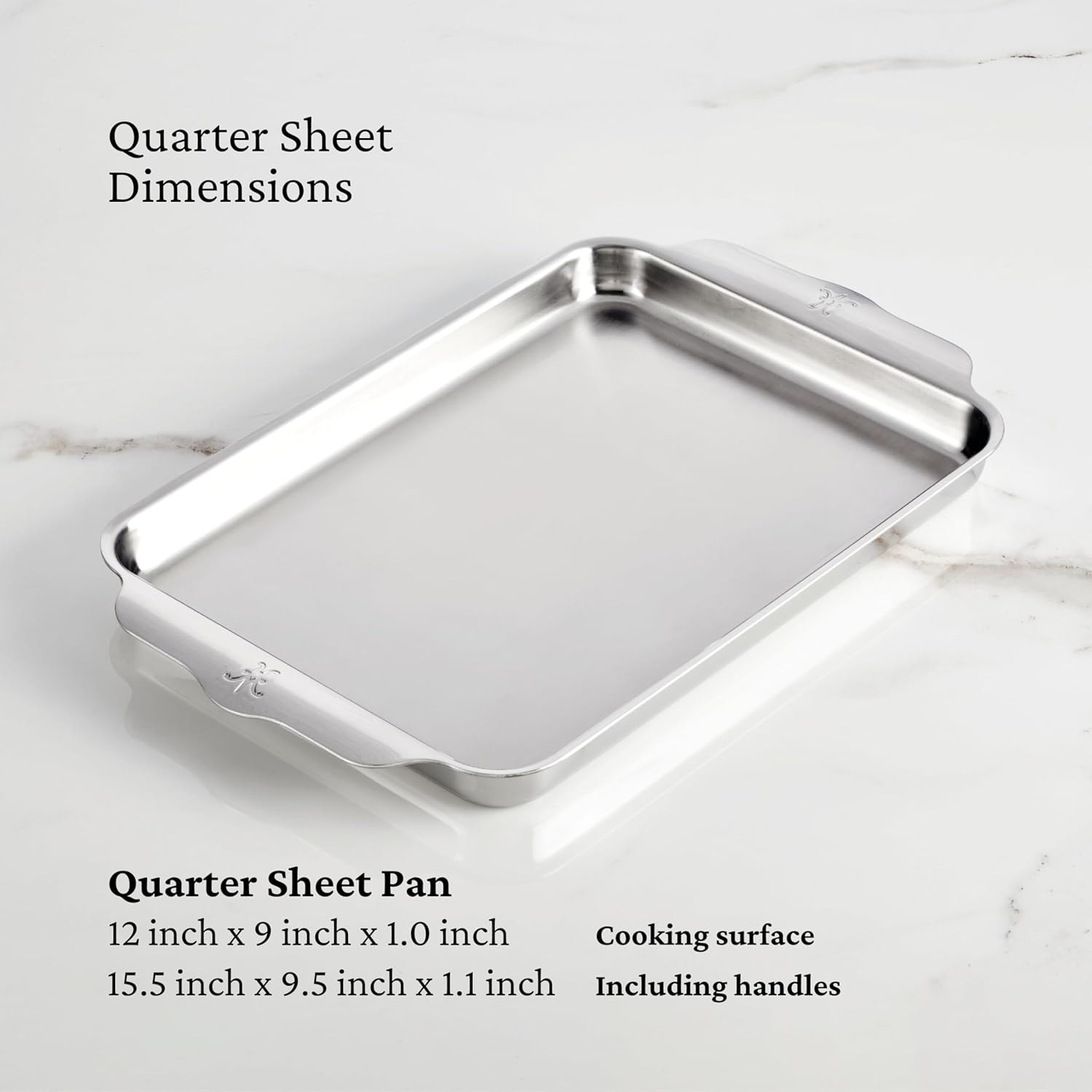 Hestan OvenBond Tri-Ply 5-Piece Set – Stainless Steel – Baking & Cookie Sheets