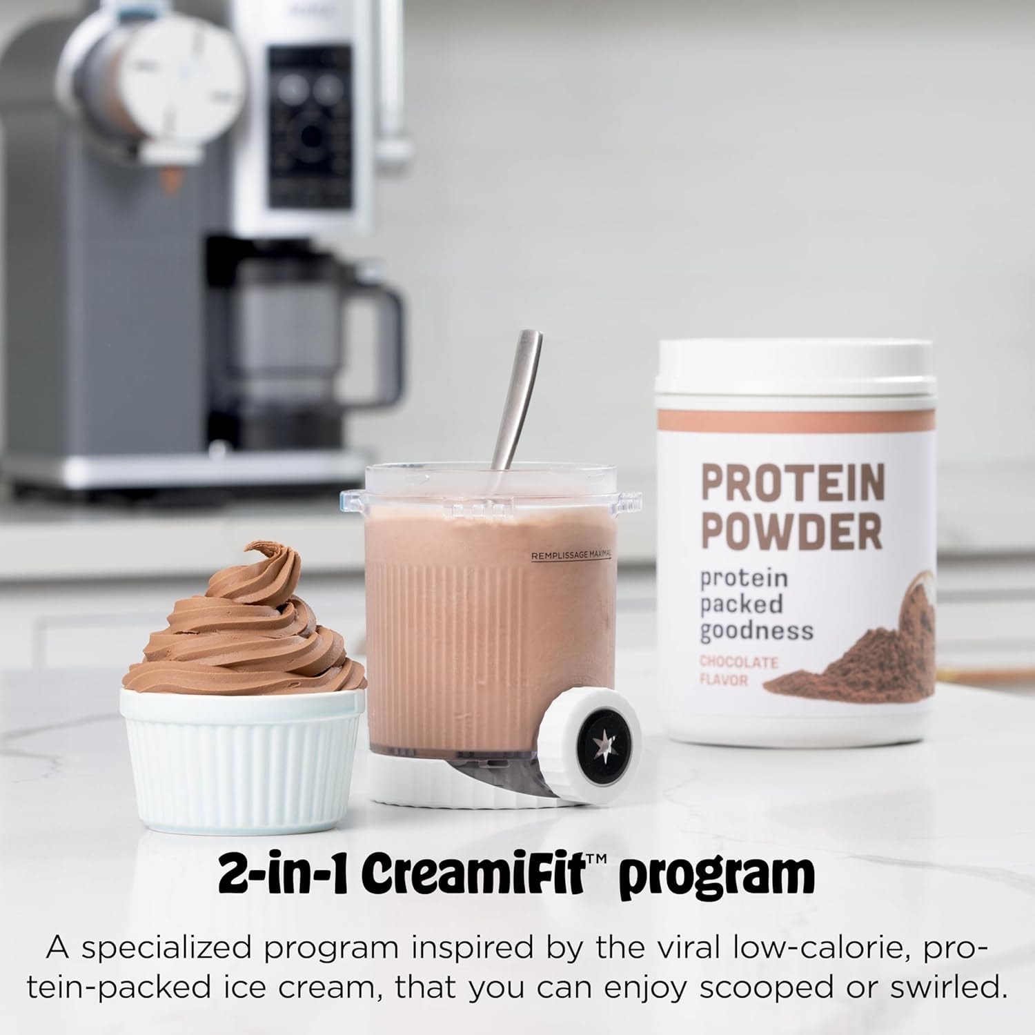 Ninja Swirl CREAMi Soft-Serve Ice Cream Maker – Silver – Ice Cream Machines
