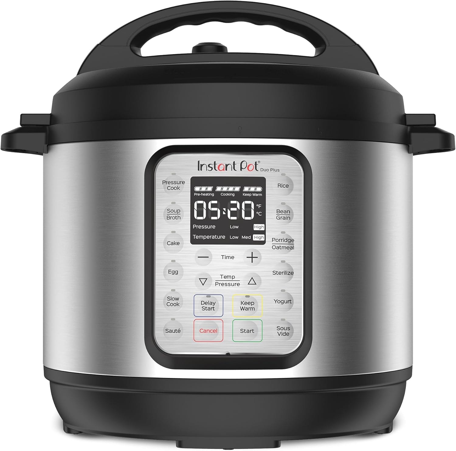 Instant Pot Duo Plus 9-in-1 Multi-Use Pressure Cooker – 6 quarts – Stainless Plus – Electric Pressure Cookers
