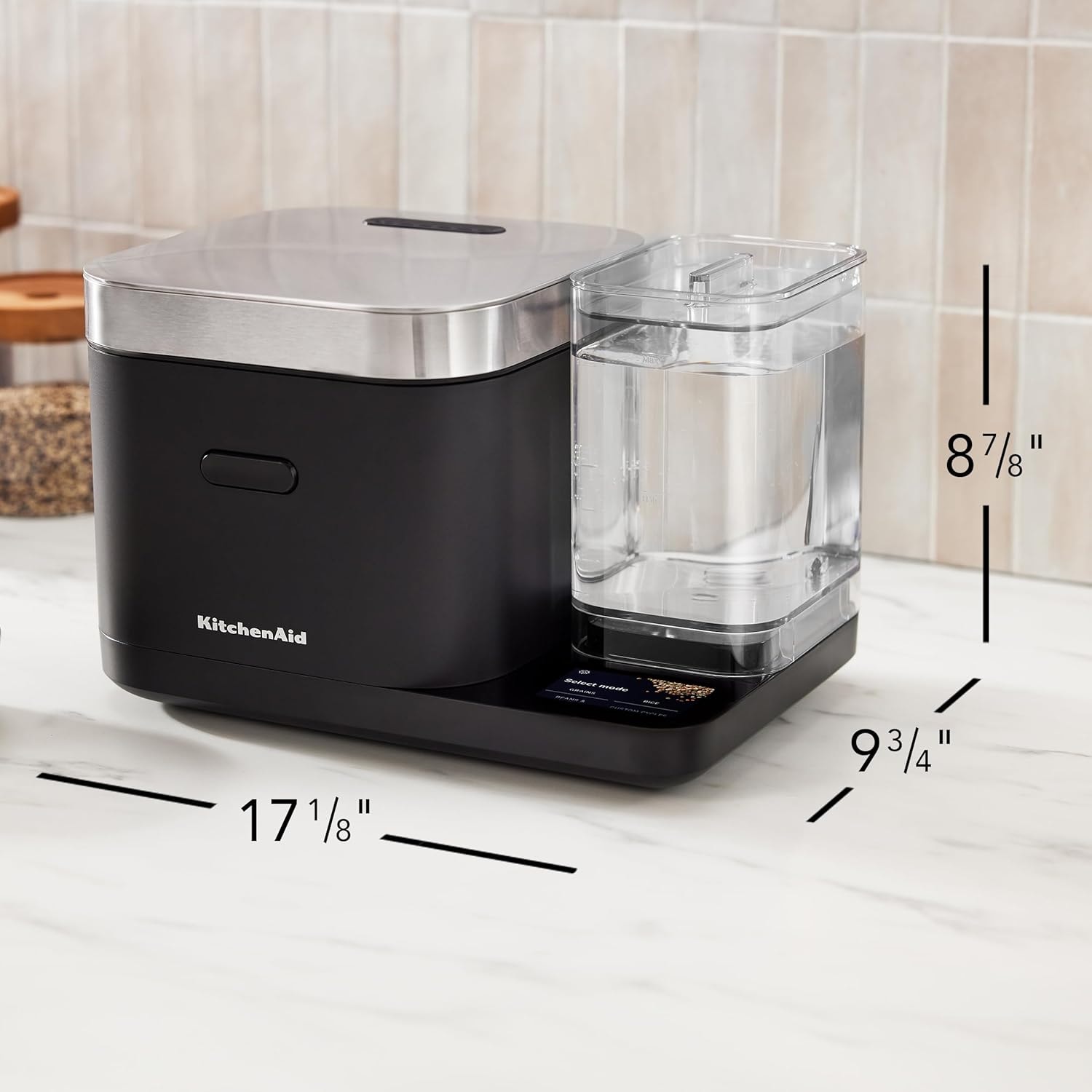 KitchenAid Grain and Rice Cooker KGC3155BM – 8 cups – Black Matte – Rice Cookers