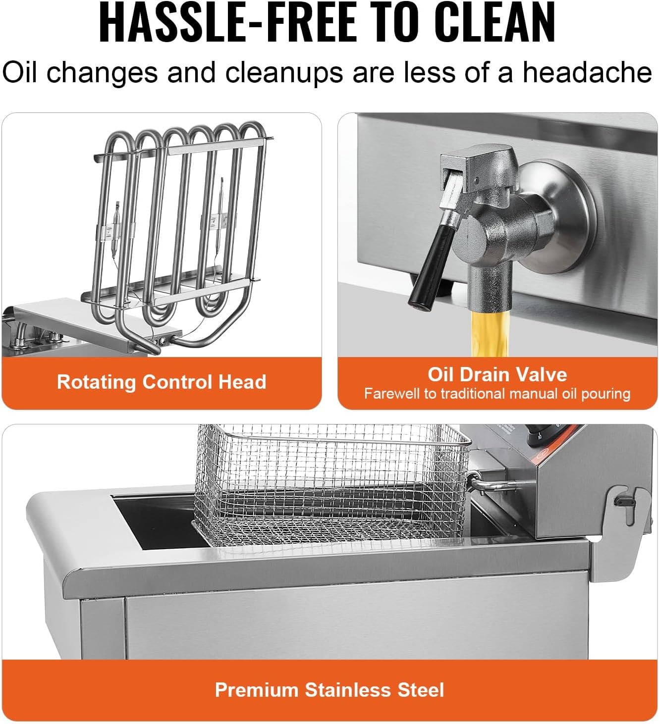 11L Commercial Electric Deep Fryer – Silver – Deep Fryers