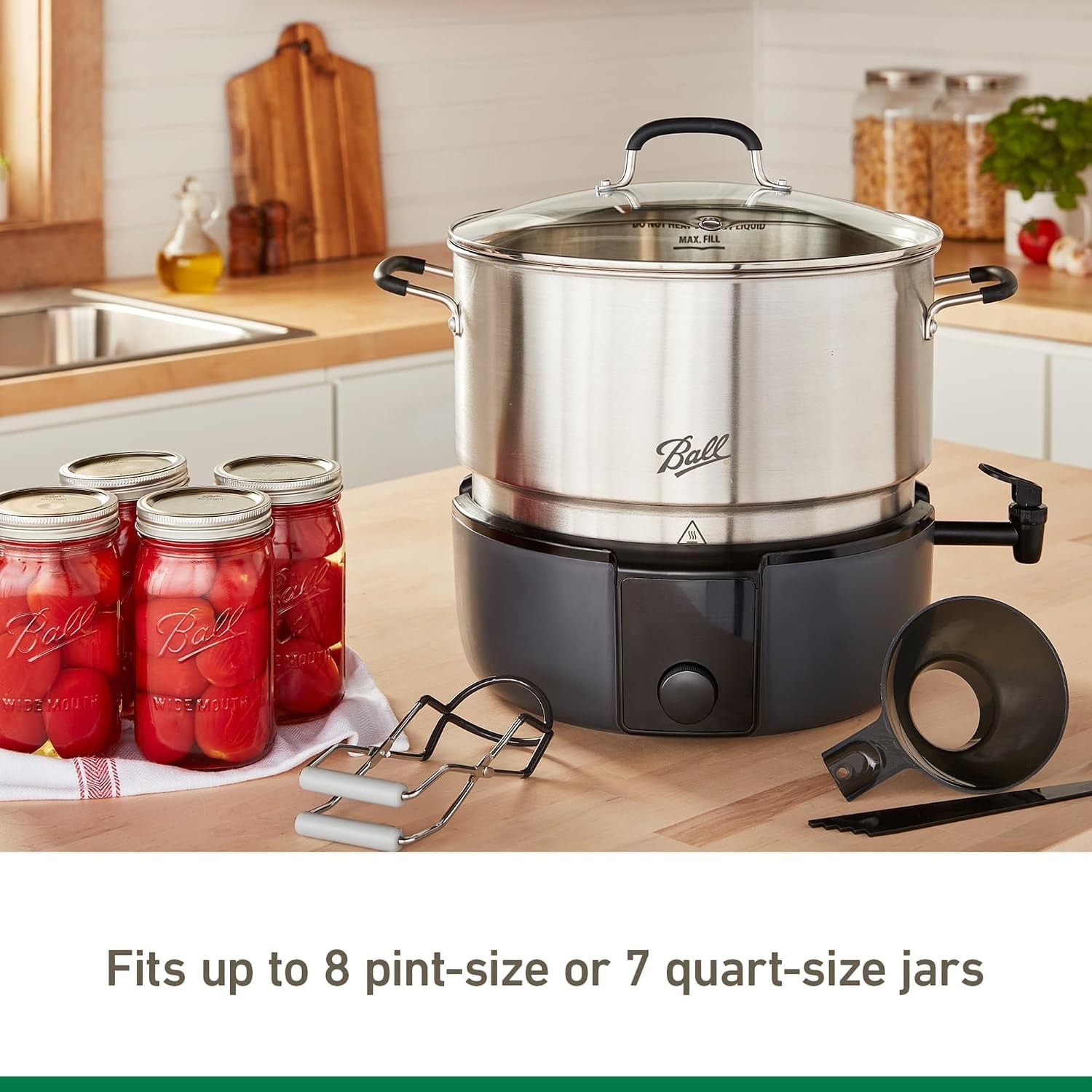 Ball Easycanner 21 Quart Electric Water Bath Canner Stainless Steel – 21 quarts – Canning