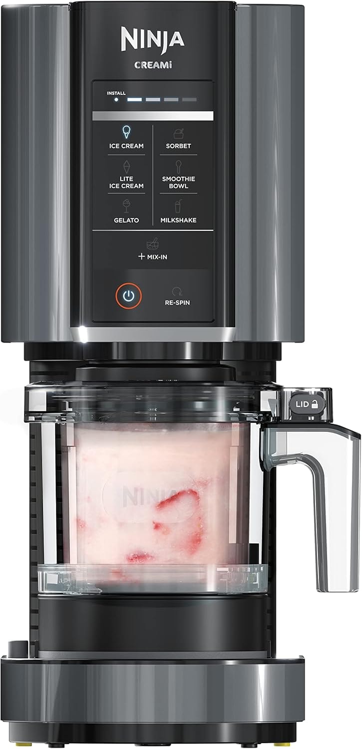 Creami Ice Cream Maker | 7-in-1 - Icecream, Gelato, Sorbet, – Black – Ice Cream Machines