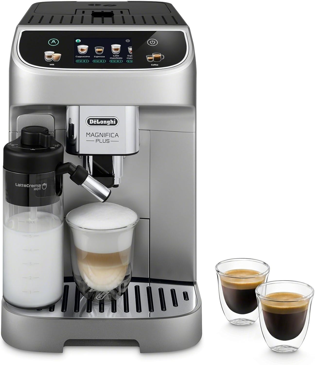 De'Longhi Magnifica Plus Automatic Espresso Machine – Silver – Super-Automatic Espresso Machines
