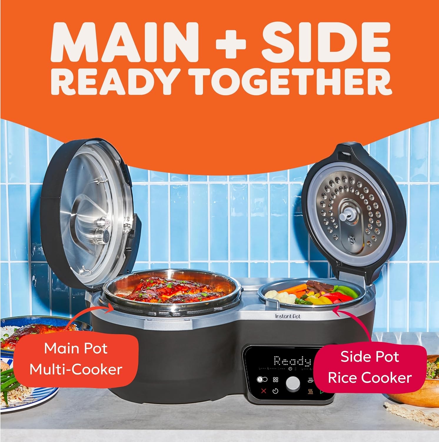 Instant Pot Dual Action Multi-Cooker – 4 quarts – Black – Electric Pressure Cookers