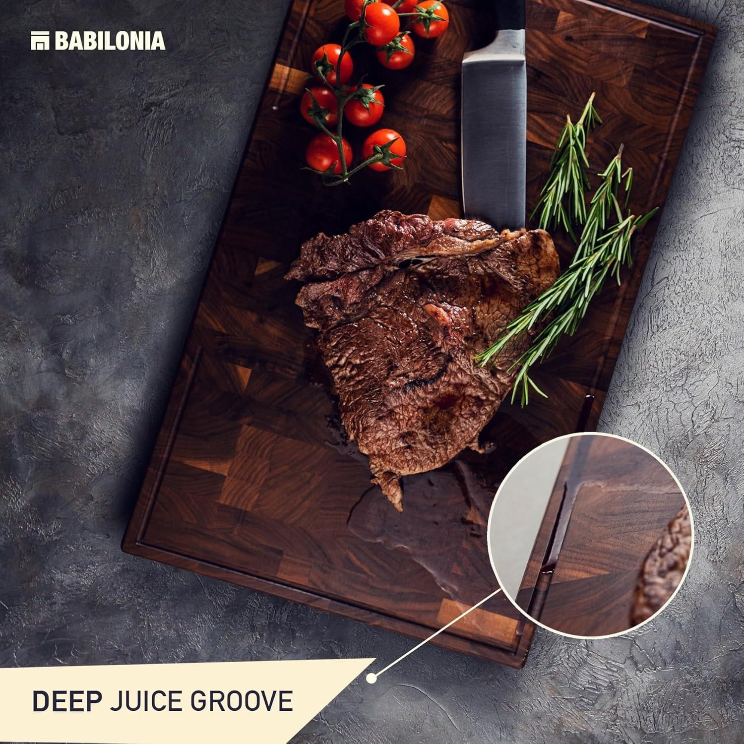 Large End Grain Walnut Wood Cutting Board Walnut 18x12x1.25" / Design  – 24"L x 15"W – Black Walnut – Cutting Boards