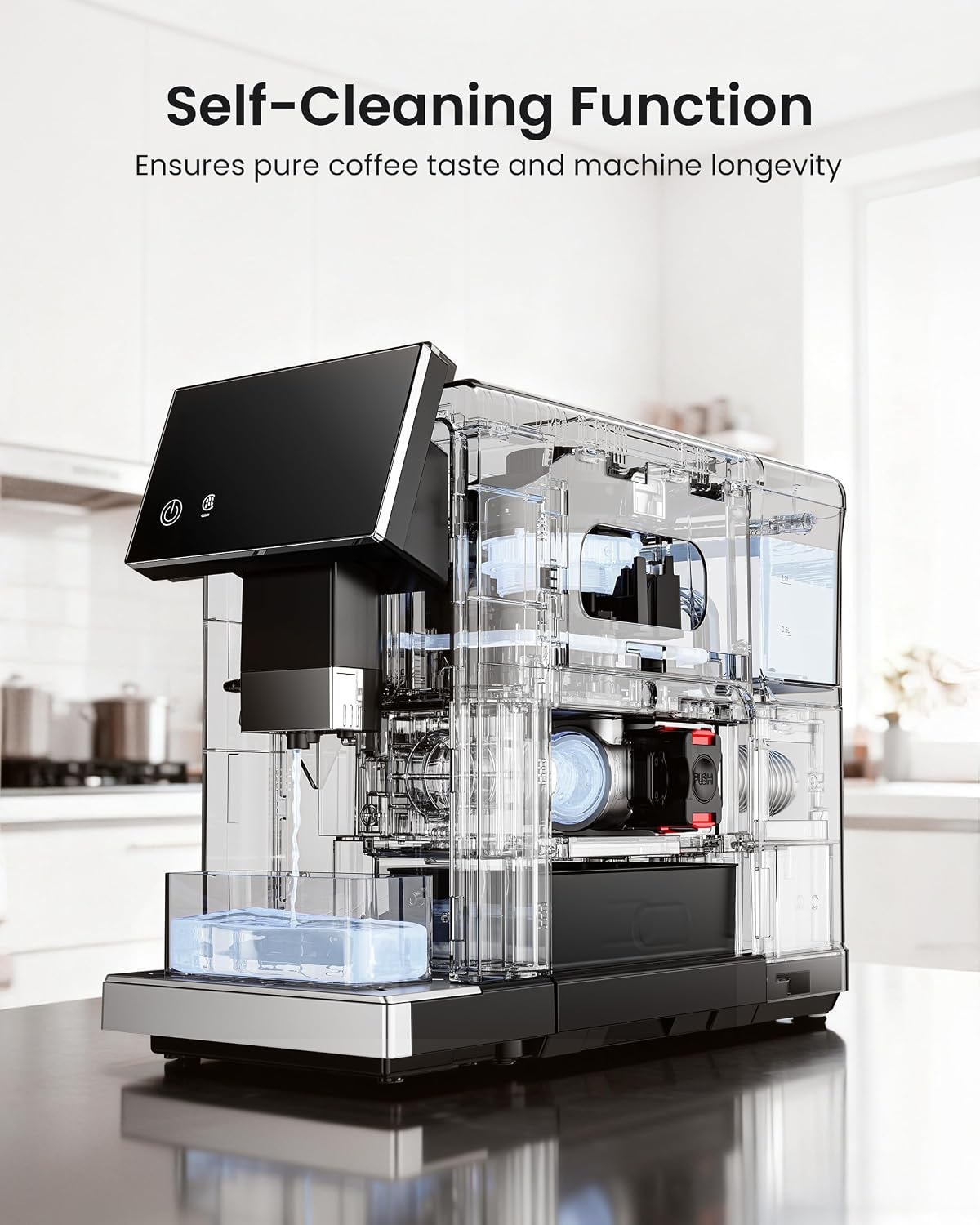 Thyme & Table Fully Automatic Espresso Machine – 1.5 liters – Black – Super-Automatic Espresso Machines