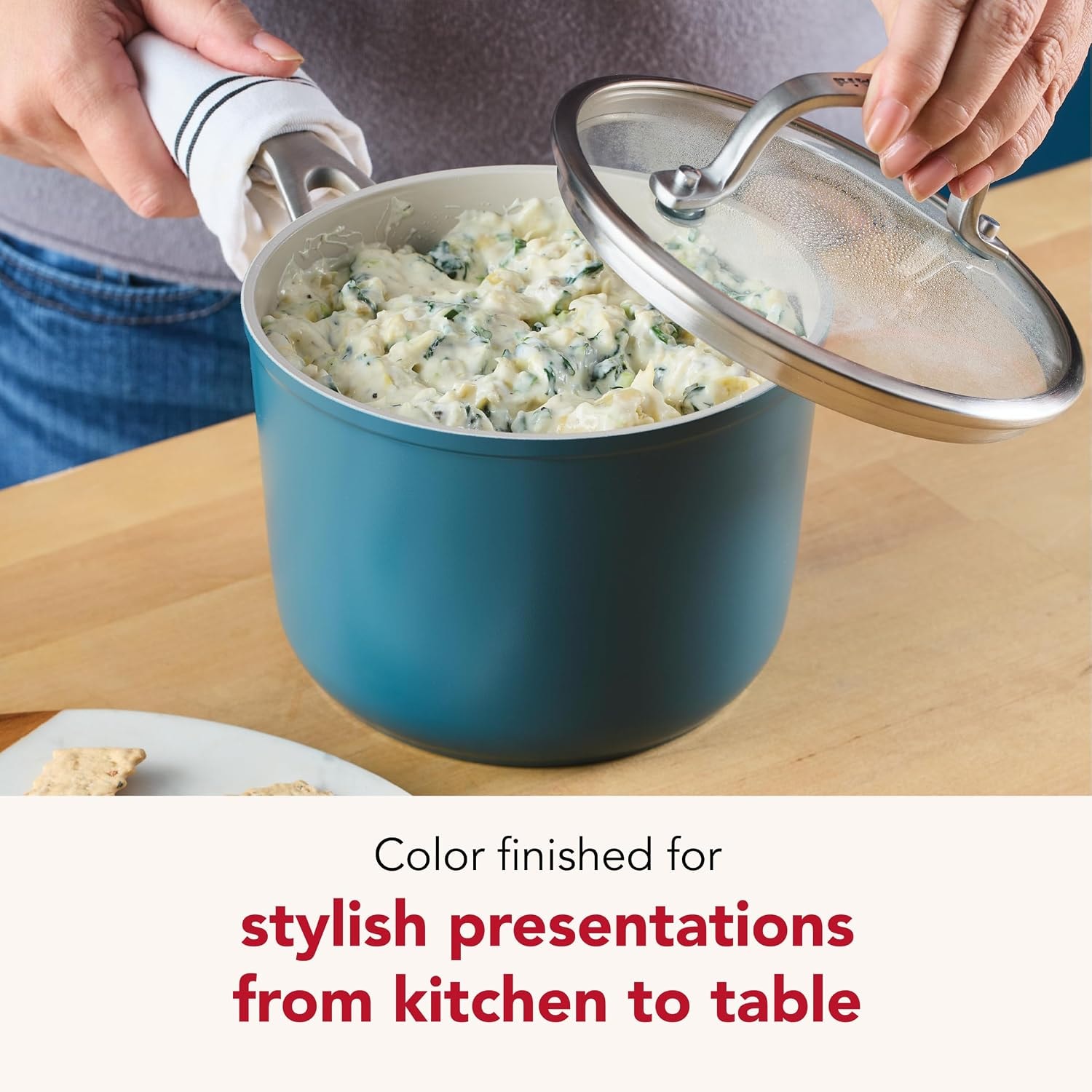 KitchenAid Design Series 12-Piece Hard-Anodized Ceramic Induction Cook – Agave – Cookware Sets