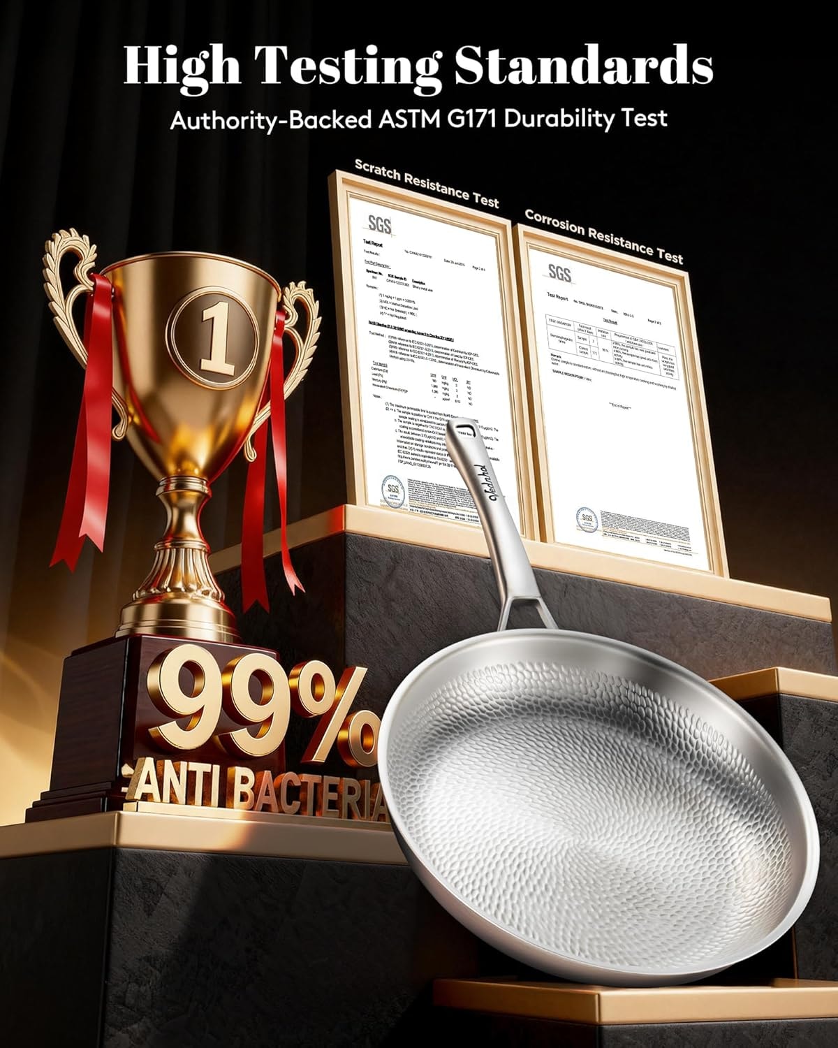 Chef James Titanium Chef Pan Set – 2 quarts – Pots & Pans
