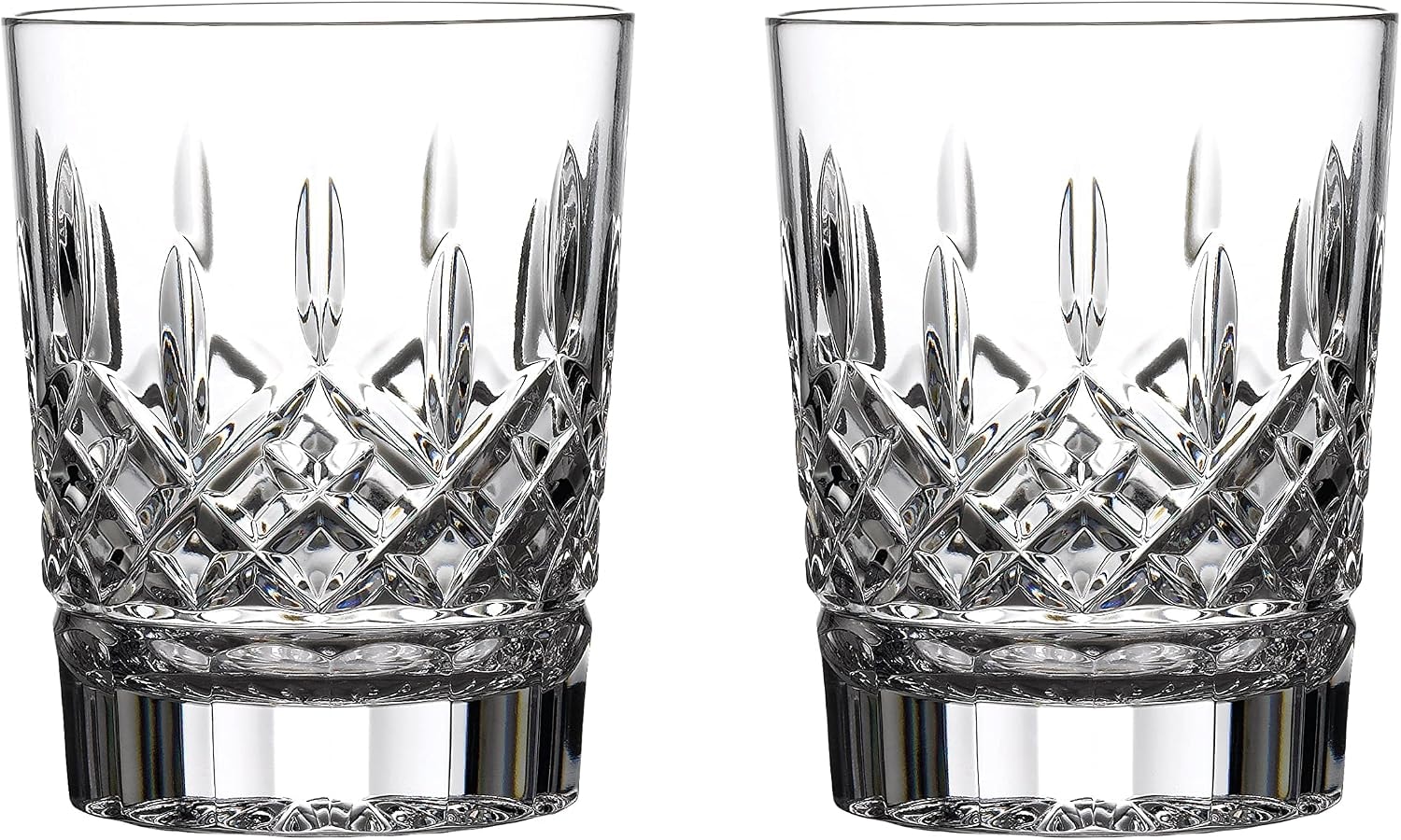 Lismore Double Old Fashioned Set of 2 – Clear – Old Fashioned Glasses