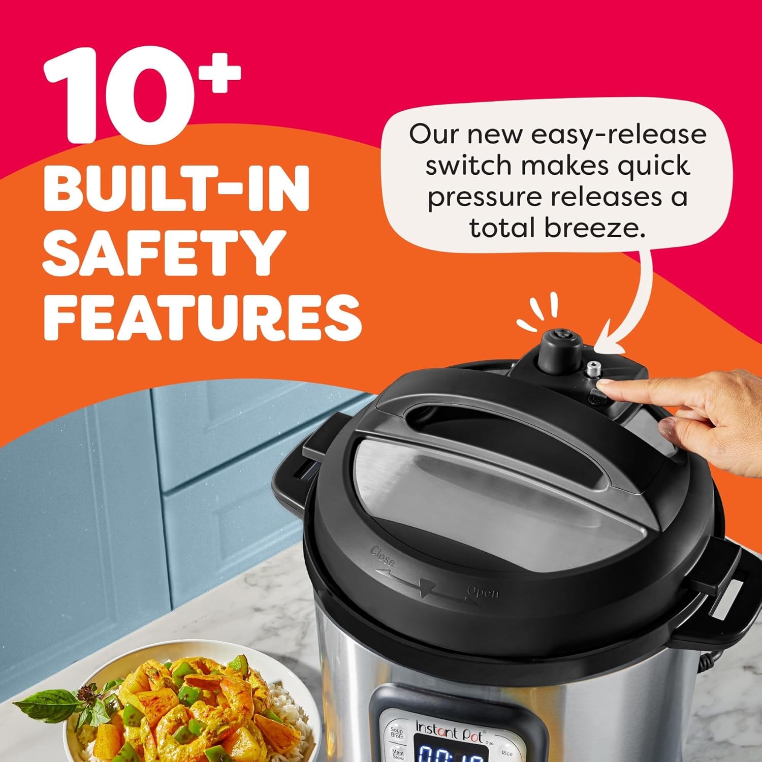 Instant Pot Duo 7-in-1 Electric Pressure Cooker – 5.68 liters – Small Appliances