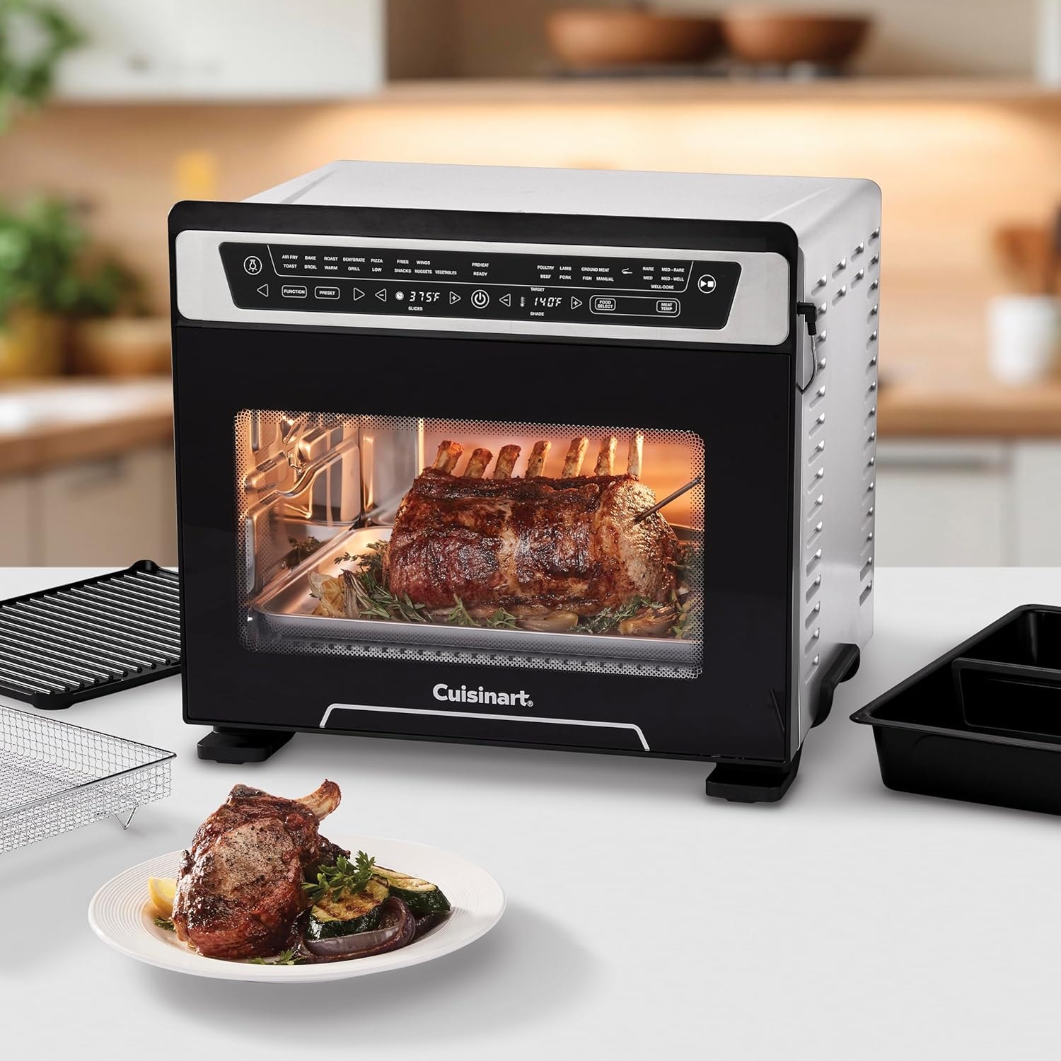 Cuisinart 15-in-1 Extra Large Digital Air Fryer Oven – 0.9 cubic feet – Black & Stainless Steel – Air Fryers