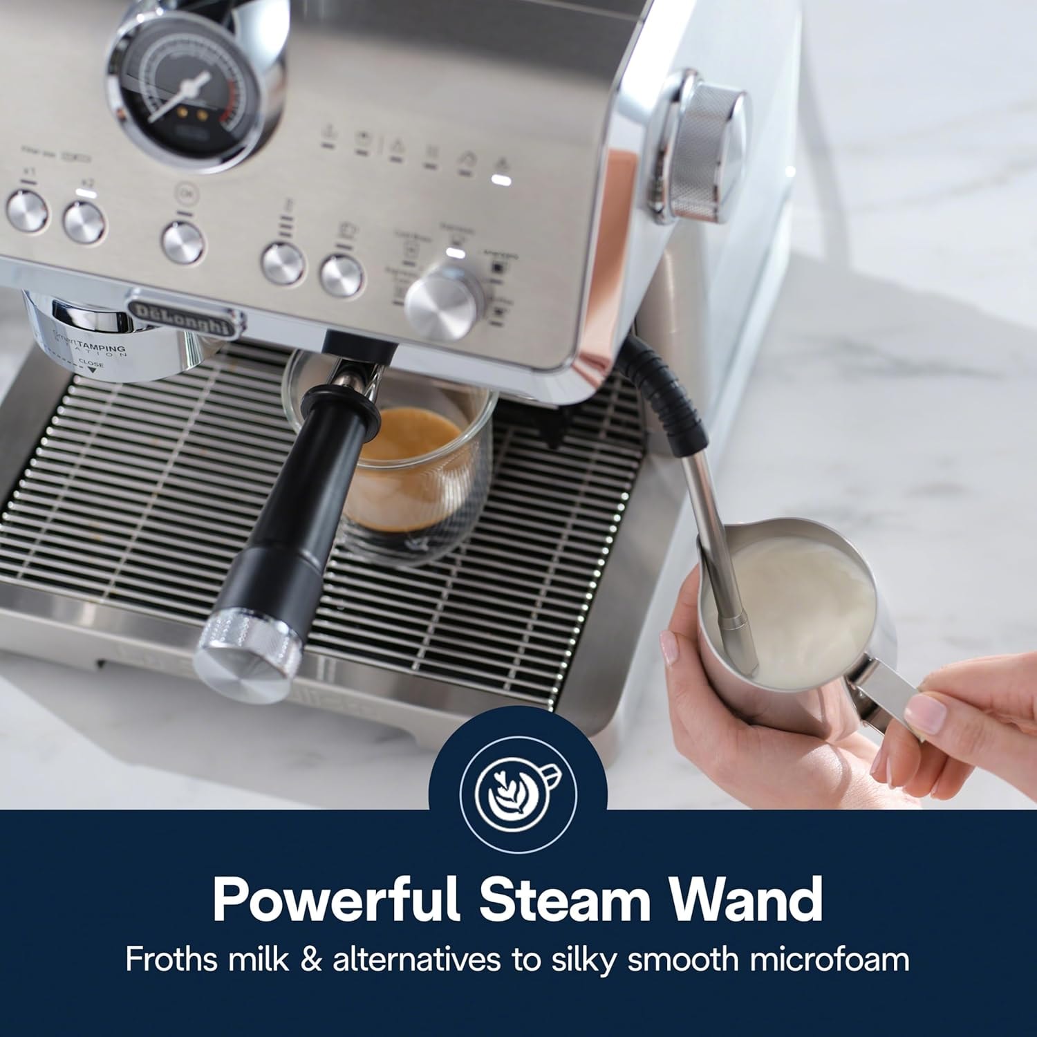 De'Longhi La Specialista Opera Espresso Machine – Stainless Steel – Semi-Automatic Espresso Machines