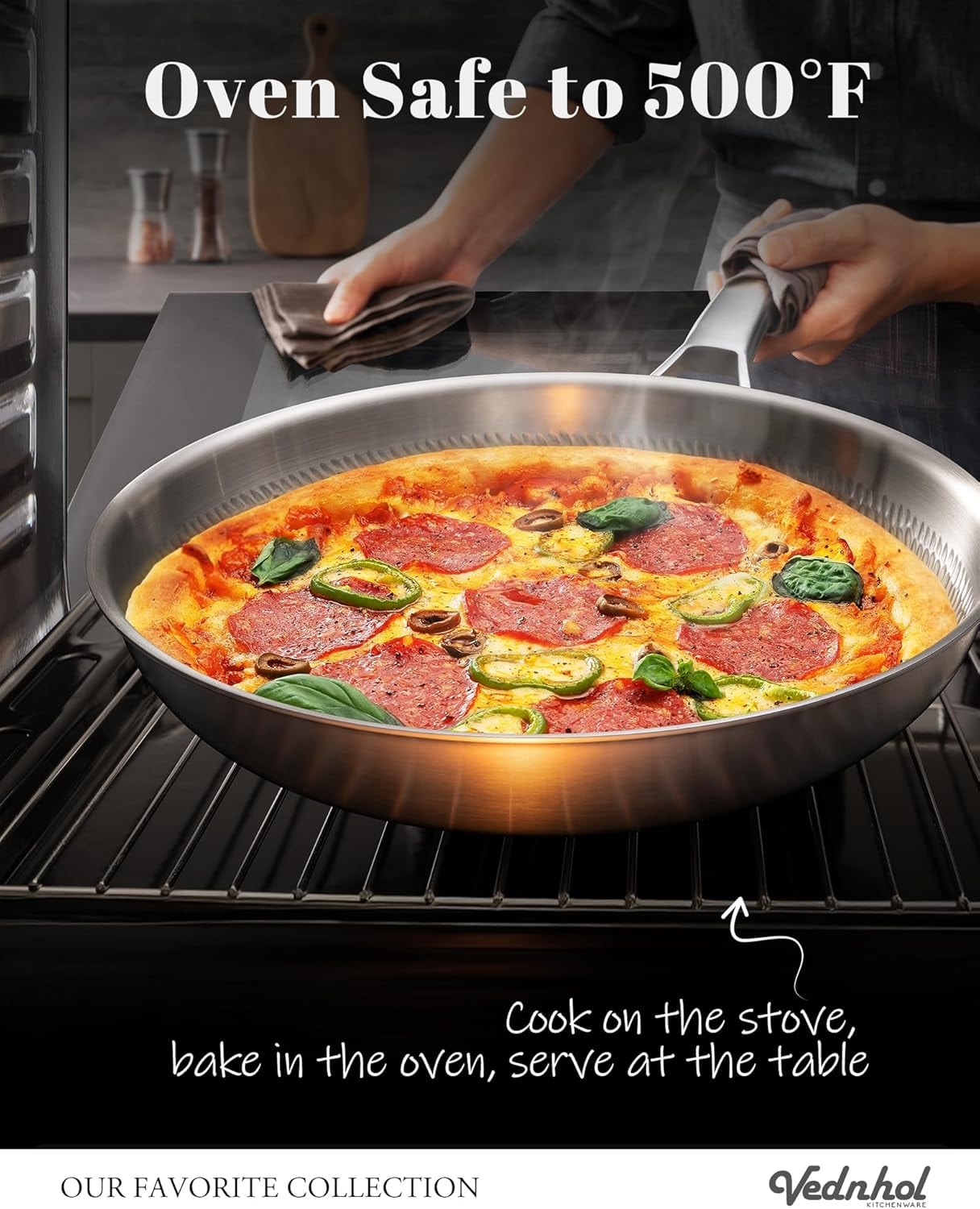 Chef James Titanium Chef Pan Set – 2 quarts – Pots & Pans