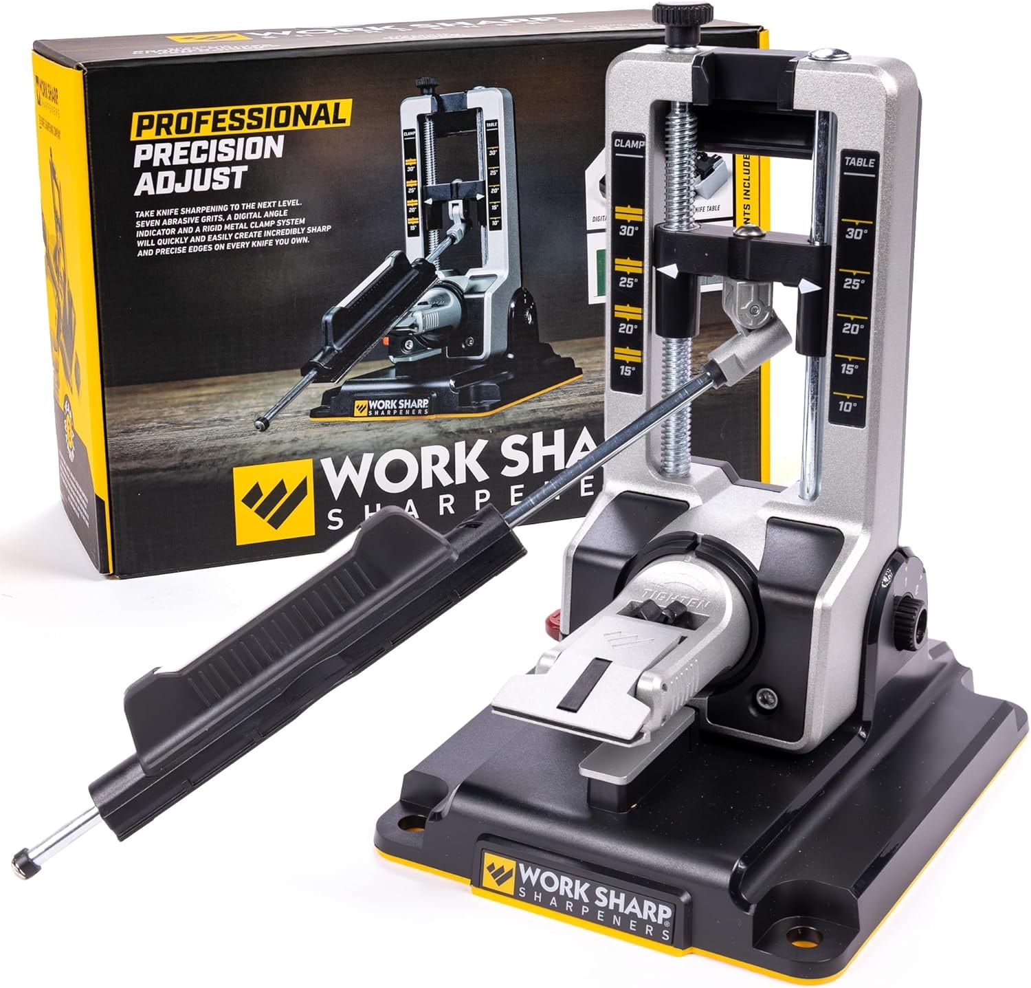 Work Sharp Professional Precision Adjust Knife Sharpener – Black – Knife Sharpeners