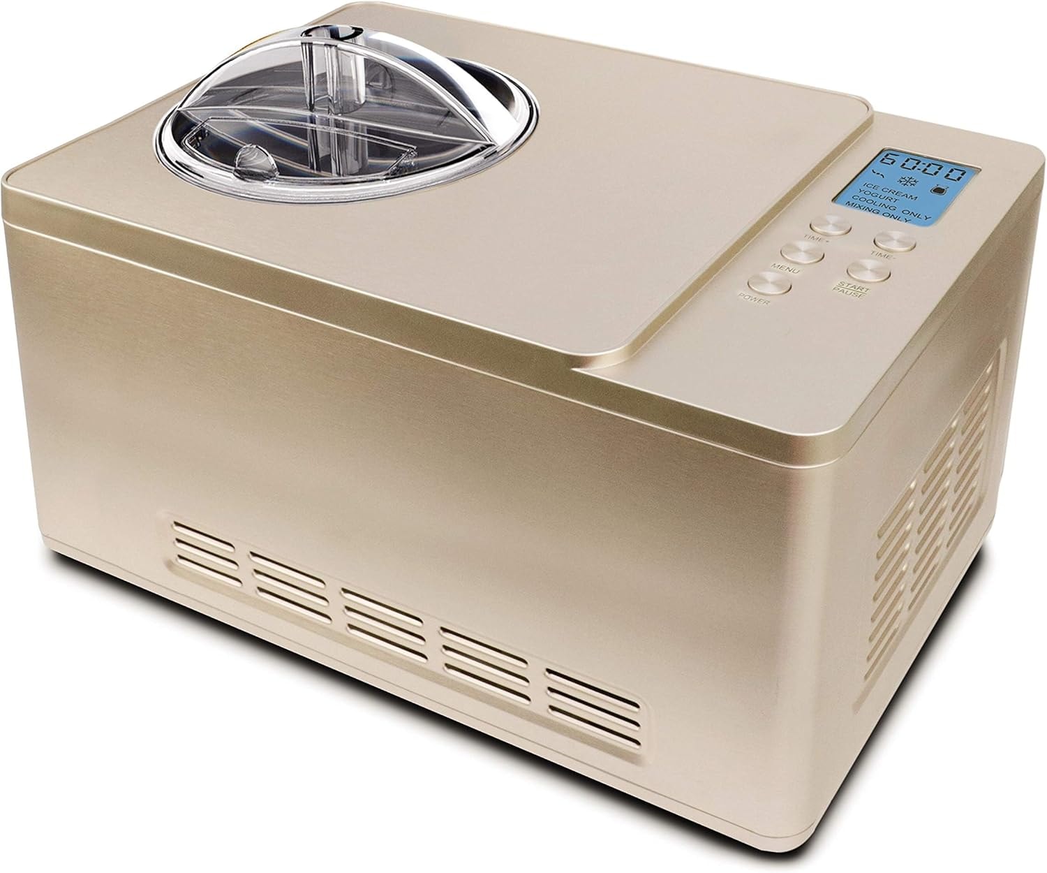 Whynter Ice Cream Maker ICM-220CGY – 2 quarts – Champagne Gold – Ice Cream Machines