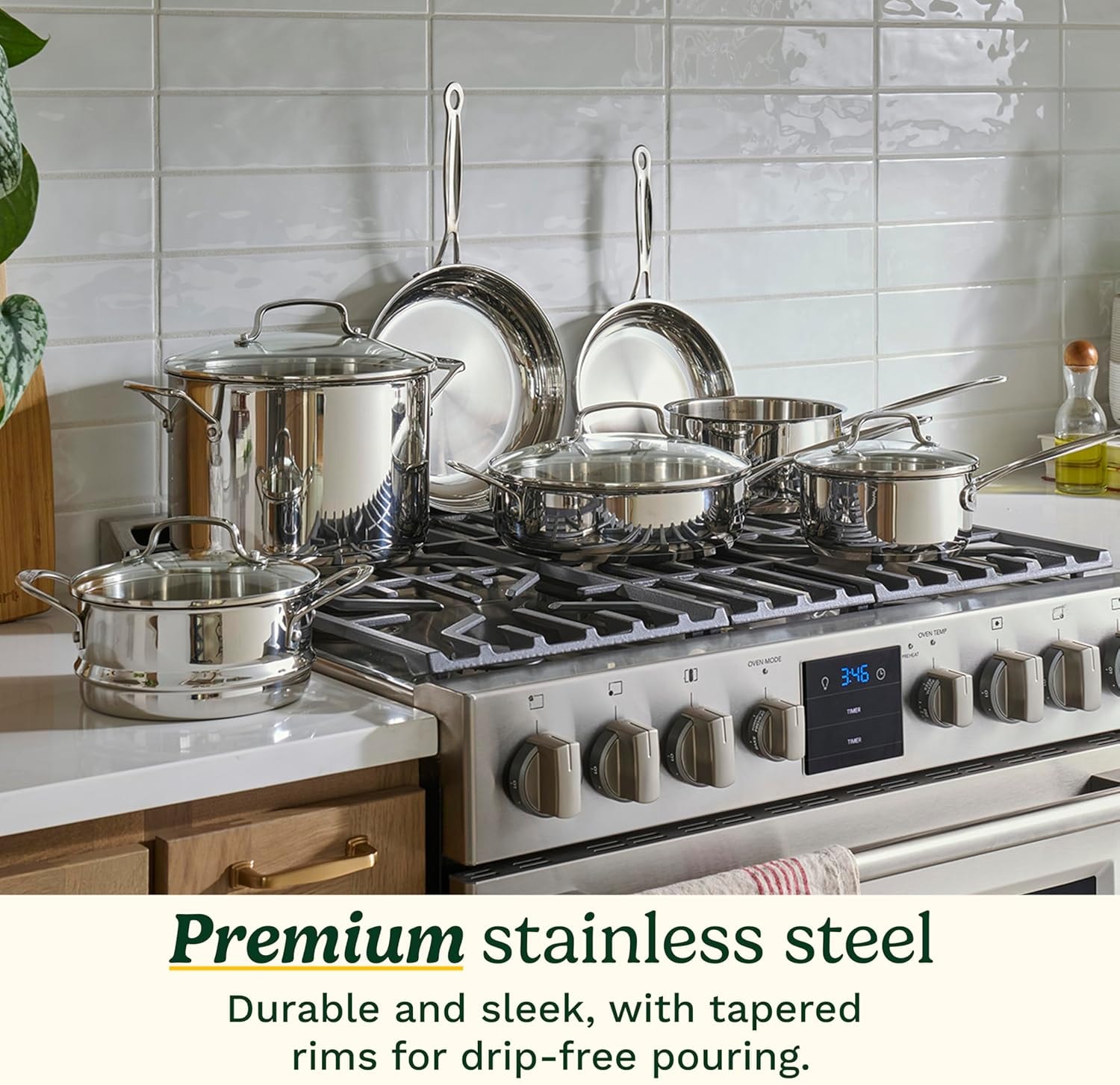Cuisinart Smart Nest 11-Piece Stainless Steel Cookware Set – Cookware Sets