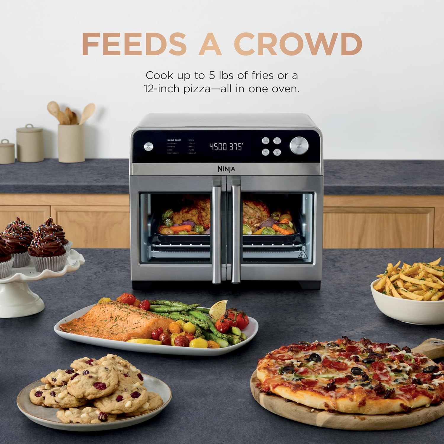 Wards Chef Tested Air Fry French Door Oven – 5 quarts – Silver – Air Fryers