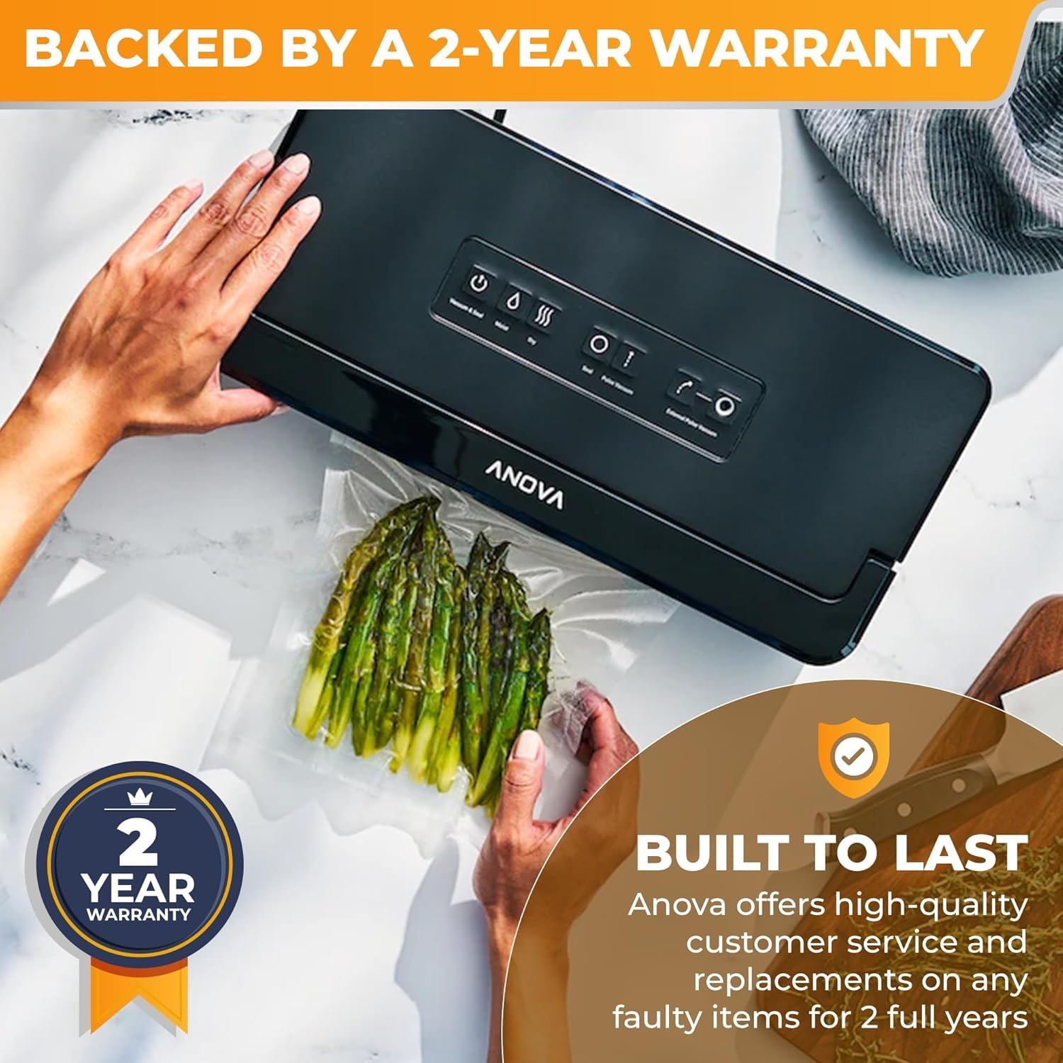 Precision Vacuum Sealer Pro, Includes 1 Bag Roll, For Sous Vide And – Black – Vacuum Sealers