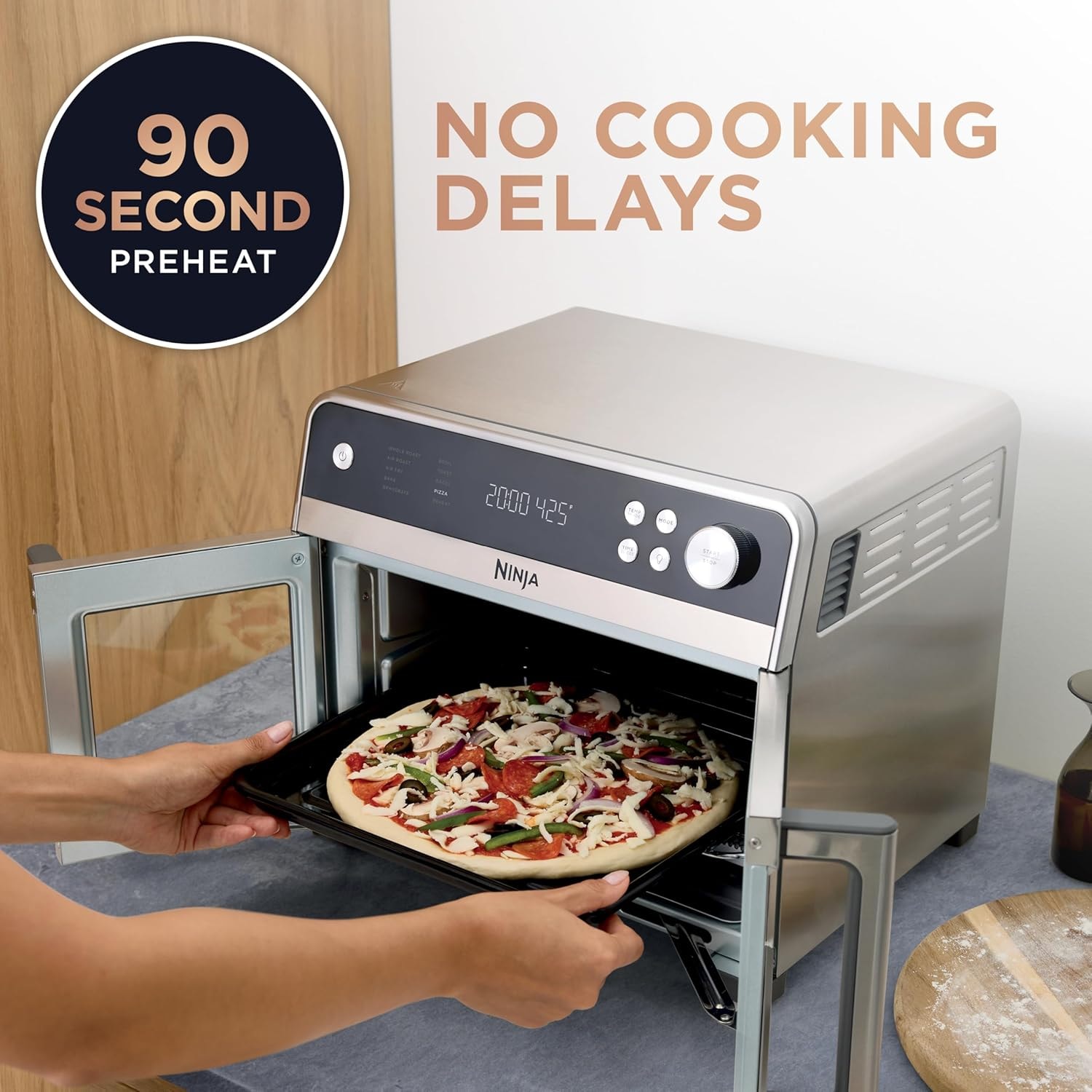 Wards Chef Tested Air Fry French Door Oven – 5 quarts – Silver – Air Fryers