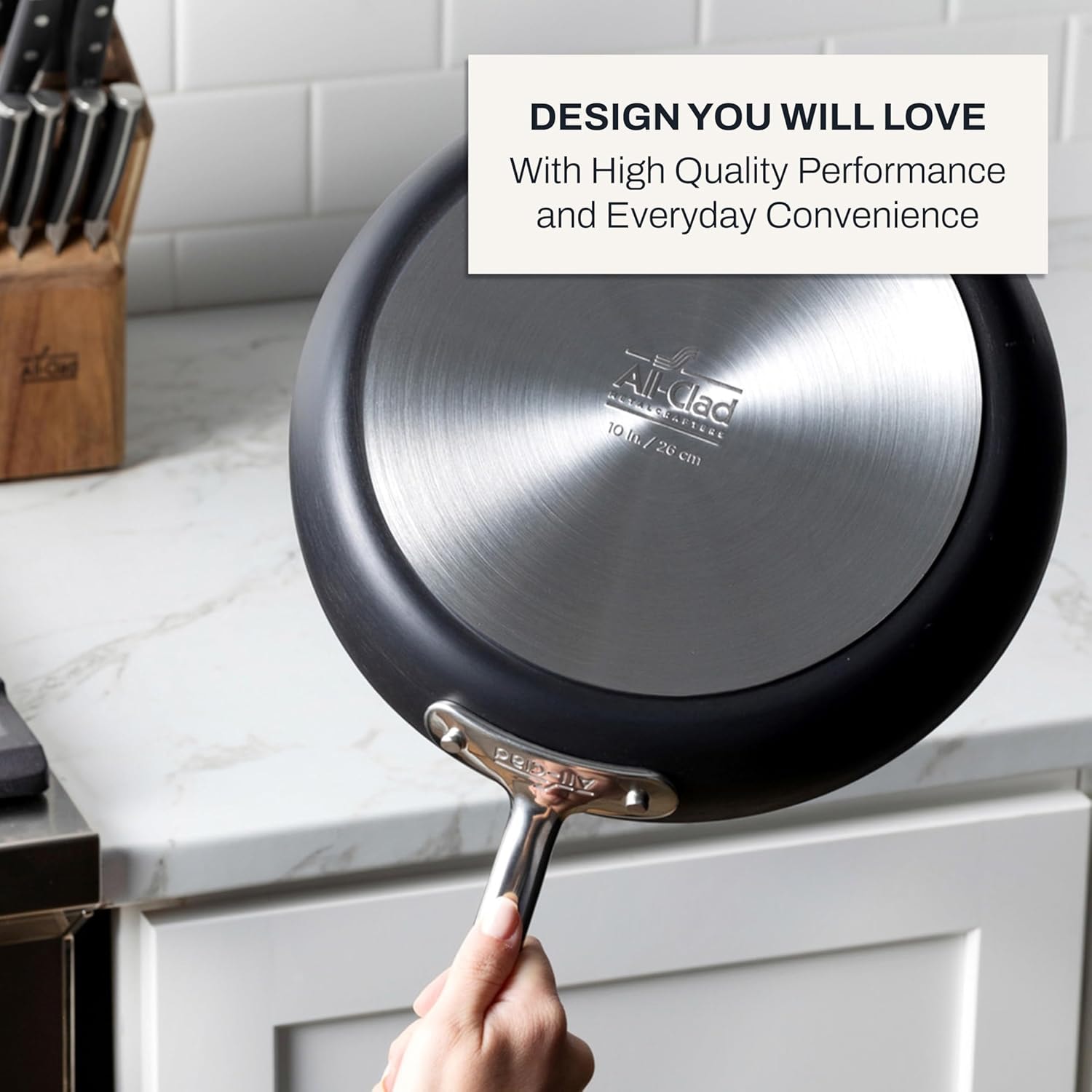 All-Clad HA1 Hard Anodized Nonstick Fry Pan Set – Black – Cookware Sets