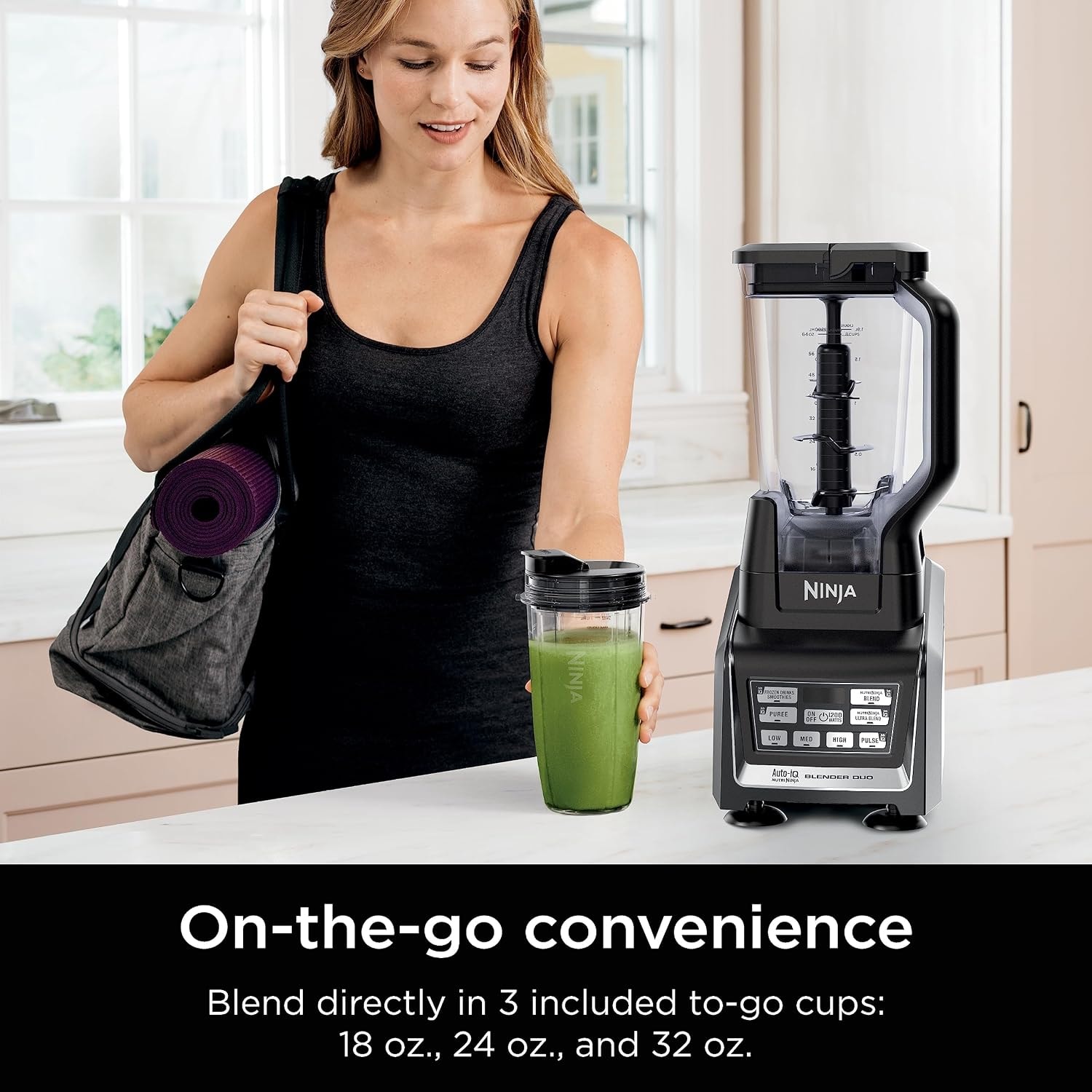 Ninja Nutri Ninja Personal & Countertop Blender BL642 – 2.1 liters – Black – Countertop Blenders