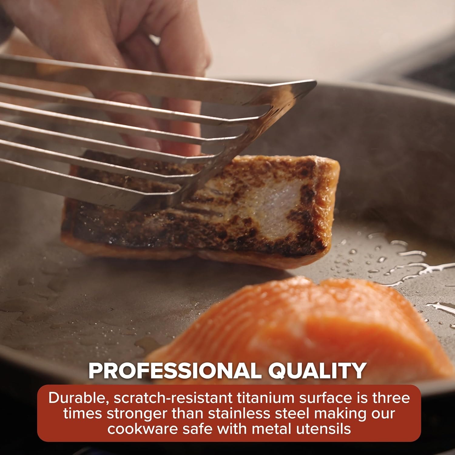 Viking Pure Glide Pro 3-Ply Nonstick Cookware Set – 8 inches – Silver – Cookware Sets