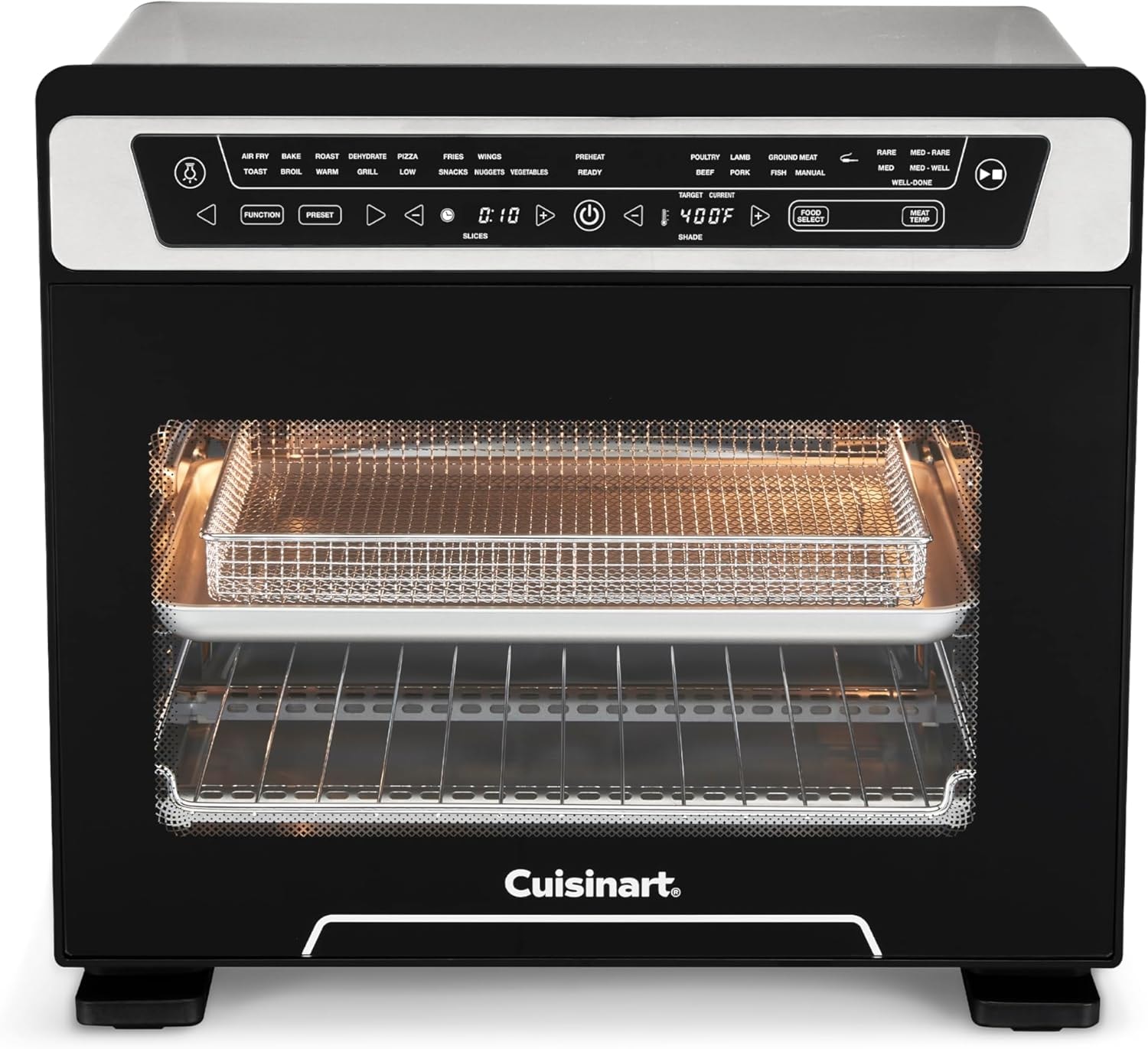 Cuisinart 15-in-1 Extra Large Digital Air Fryer Oven – 0.9 cubic feet – Black & Stainless Steel – Air Fryers
