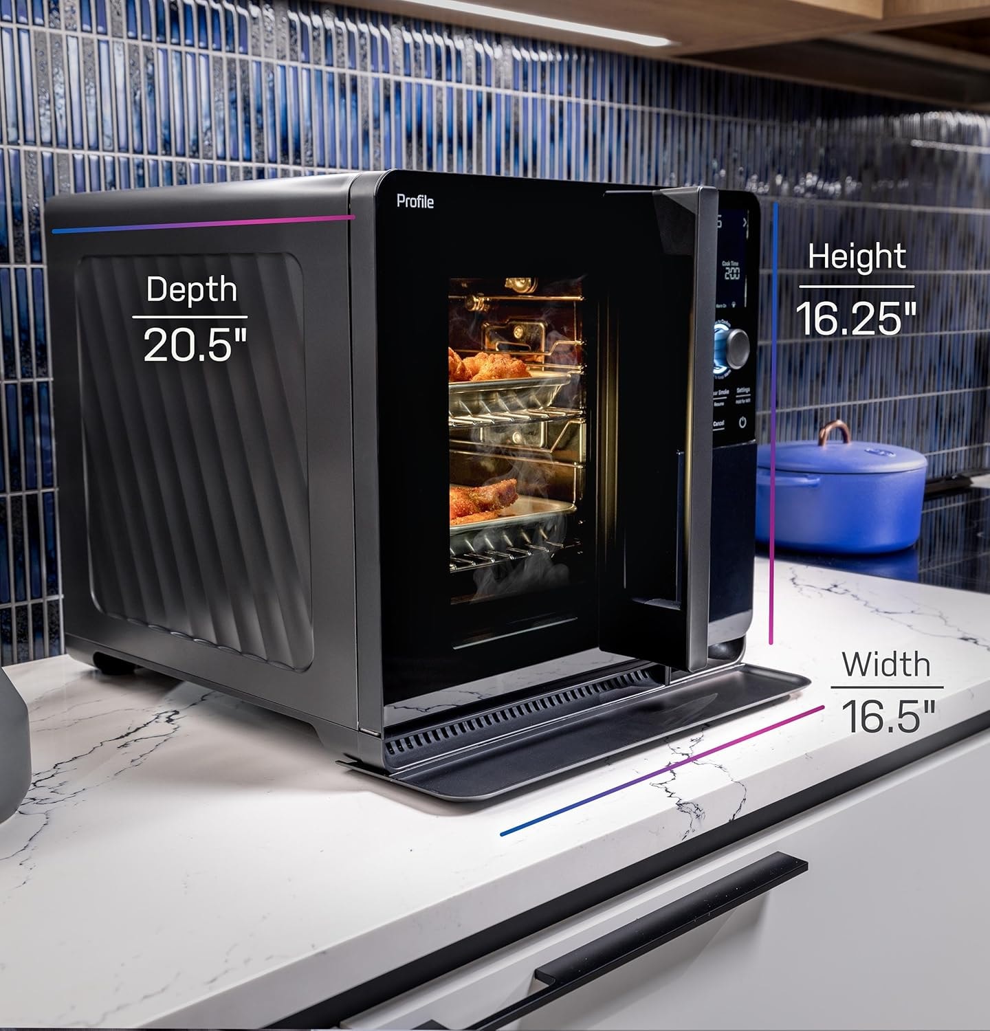 GE Profile Smart Indoor Smoker – Carbon Black – Toasters