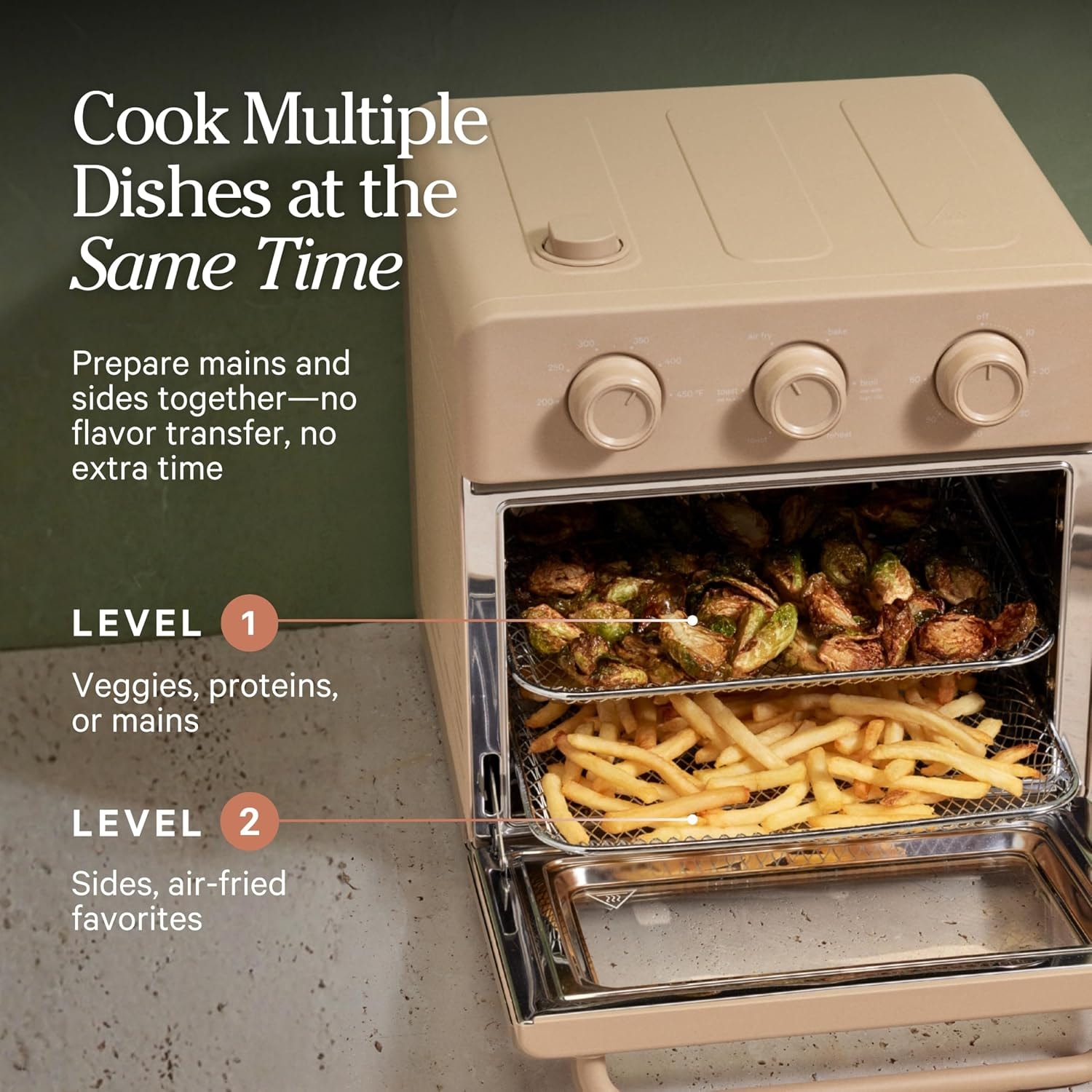 Our Place Wonder Oven 6-in-1 Air Fryer Toaster Oven – 12.7 quarts – Blue Salt – Toaster Ovens