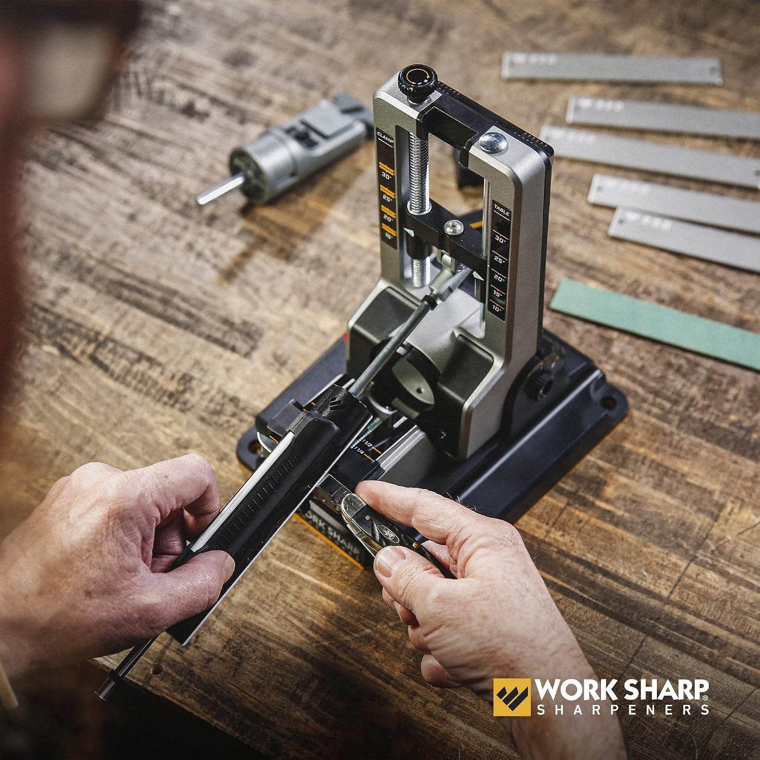 Work Sharp Professional Precision Adjust Knife Sharpener – Black – Knife Sharpeners
