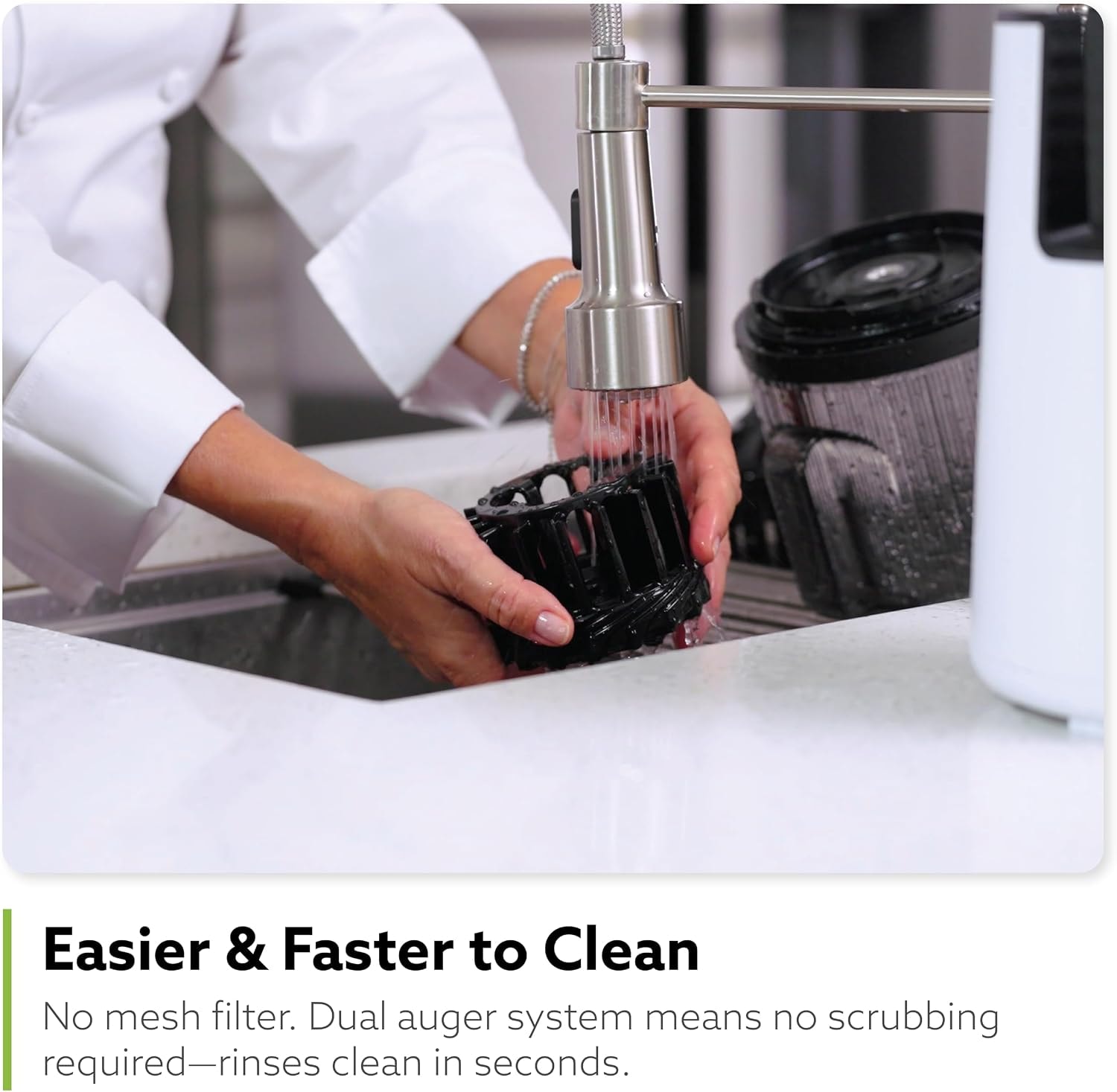 Hurom H70 Cold Press Juicer Machine, Easy To Clean Masticating Slow – Black – Single Auger Masticating Juicers