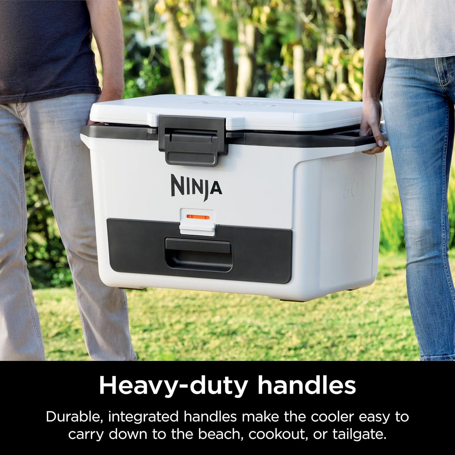 Ninja FrostVault 30 Qt. Wheeled Cooler with Dry Zone – 50 quarts – Halocline Green – Coolers