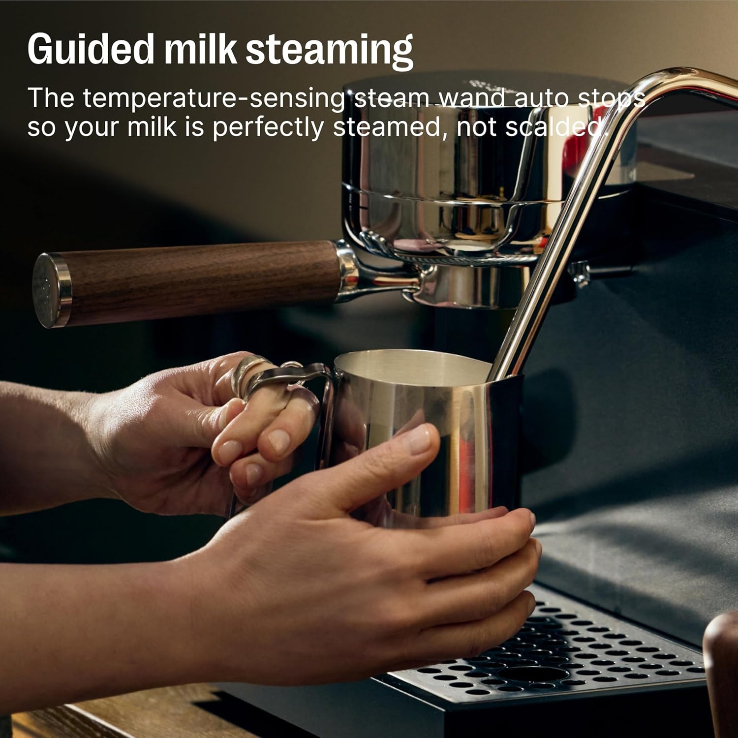 Fellow Espresso Series 1, Woodland + Walnut, Woodland + Walnut – 2 liters – Matte Black – Semi-Automatic Espresso Machines
