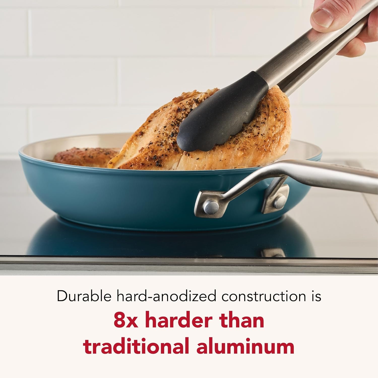 KitchenAid Design Series 12-Piece Hard-Anodized Ceramic Induction Cook – Agave – Cookware Sets