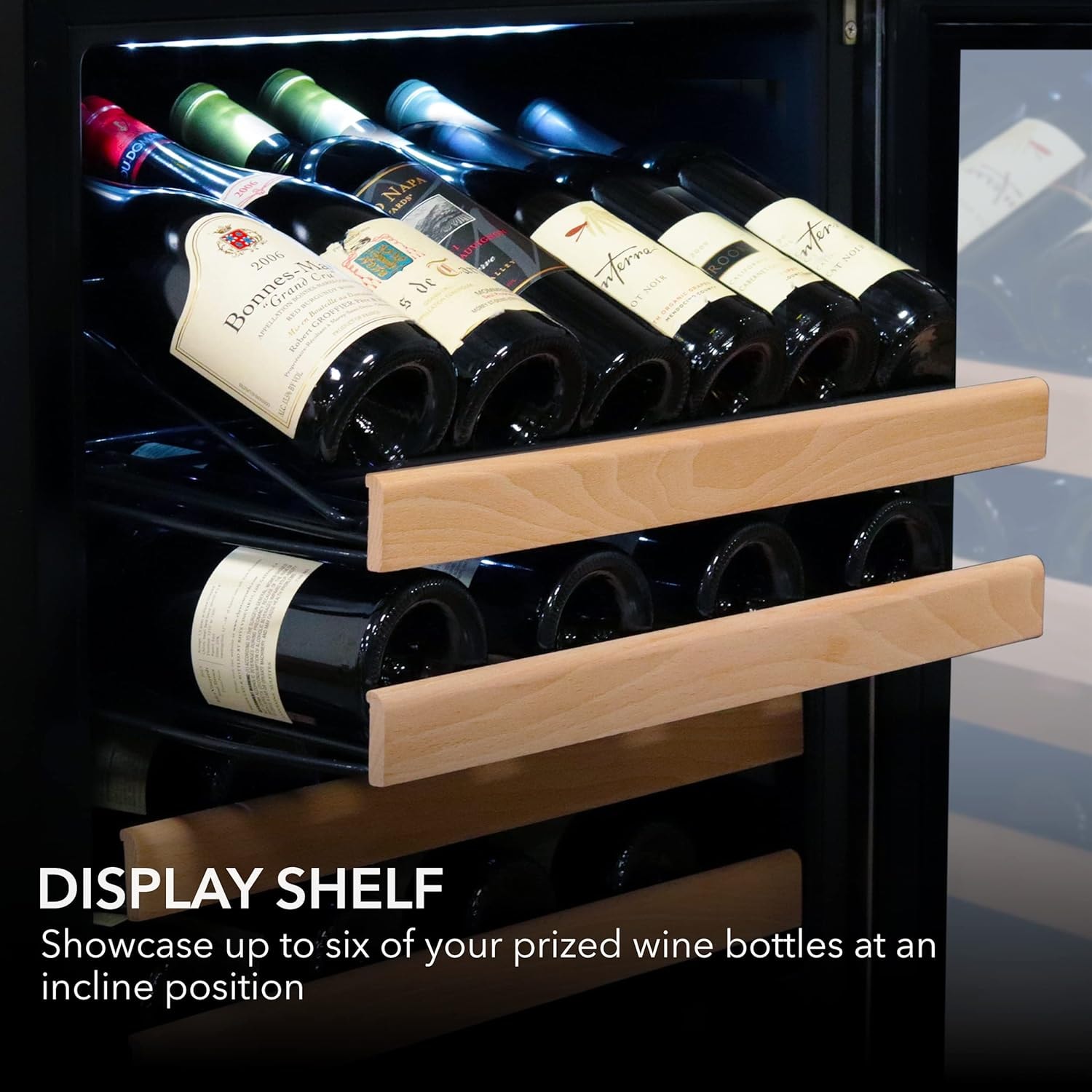 Whynter BWR-1002SD 100 Bottle Built-in Stainless Steel Compressor Wine – 16.8 cubic feet – Premium Stainless Steel – Freestanding Wine Cellars